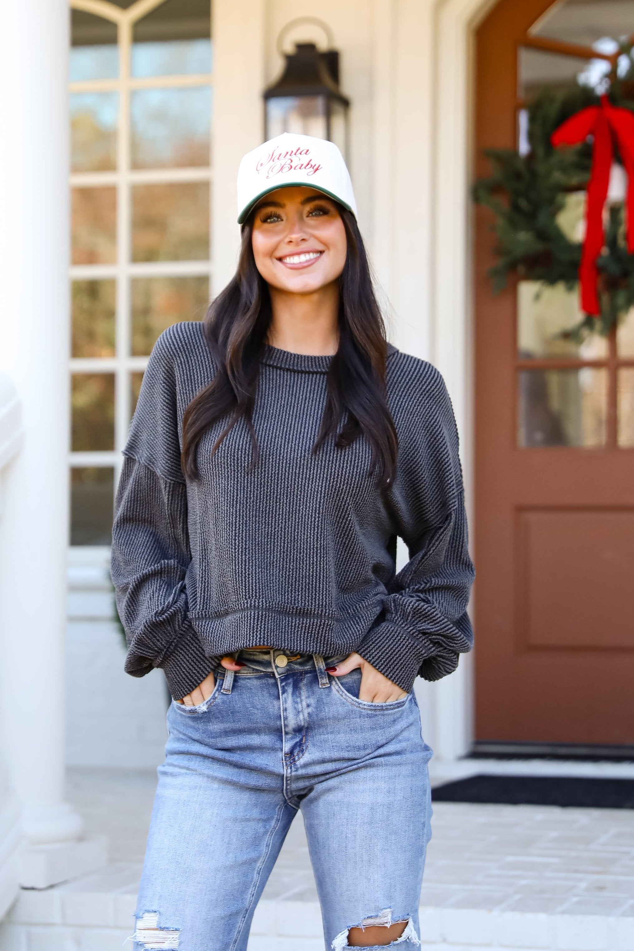 Meghan Corded Top