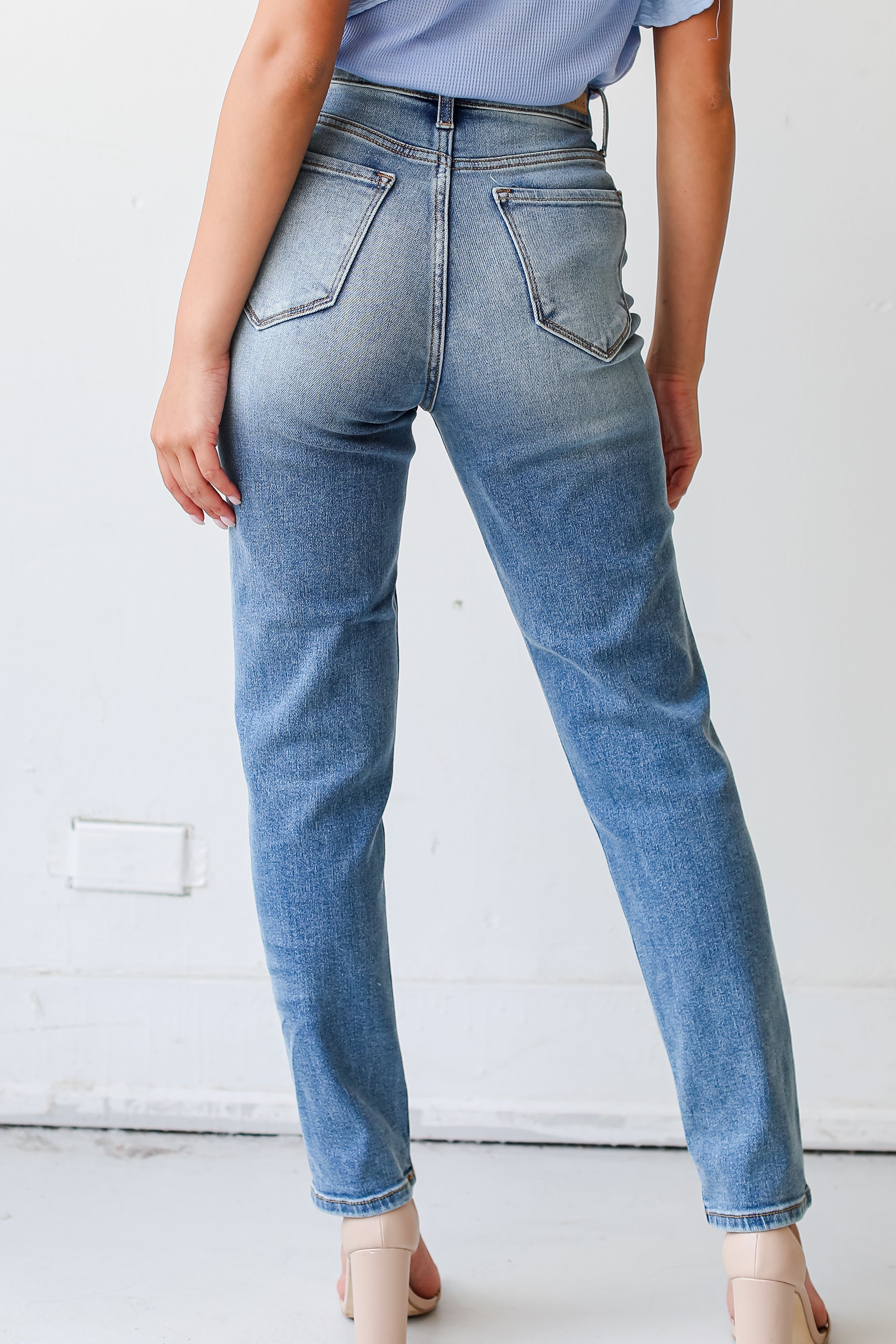Mom Jeans back view