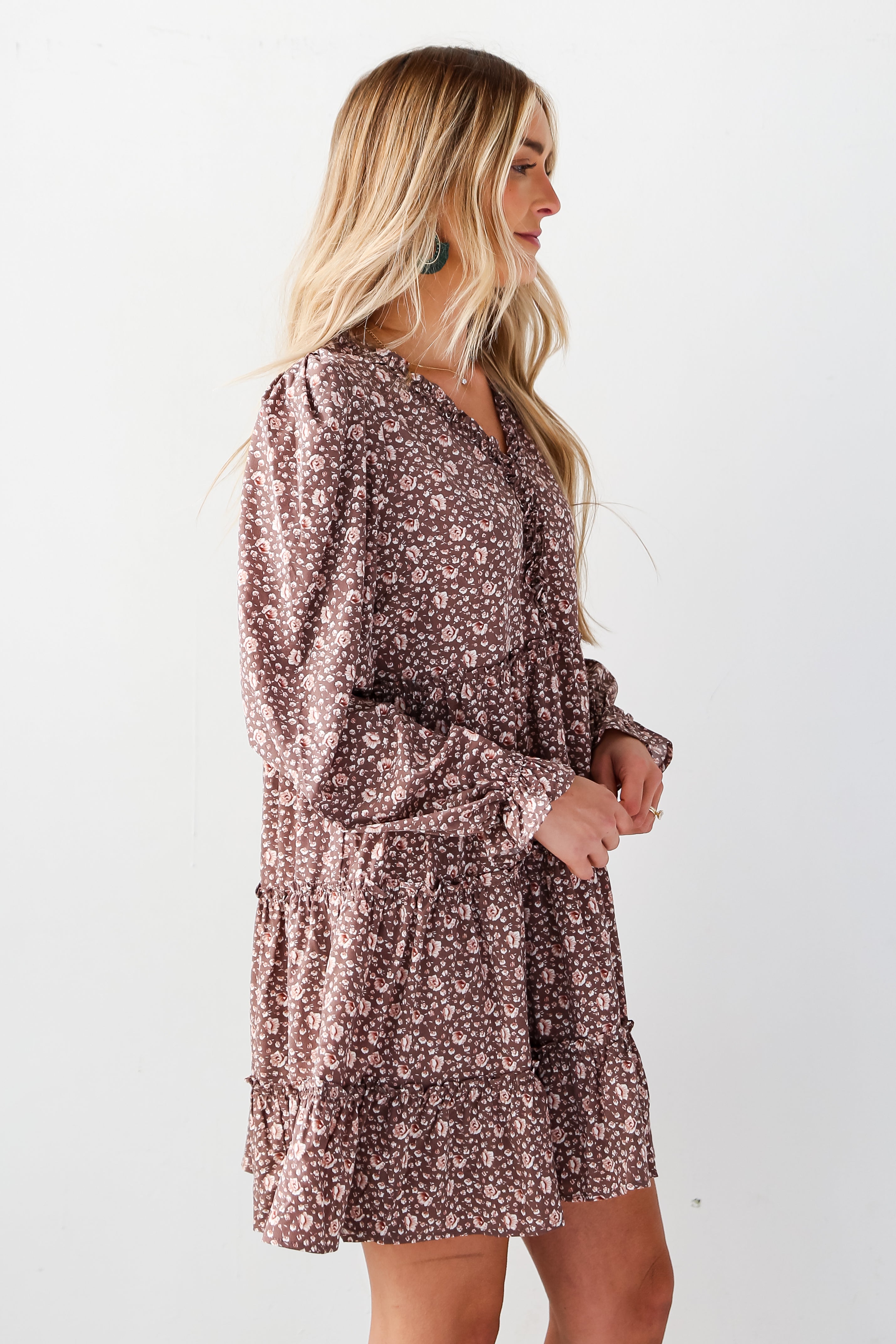 flower mini dress
