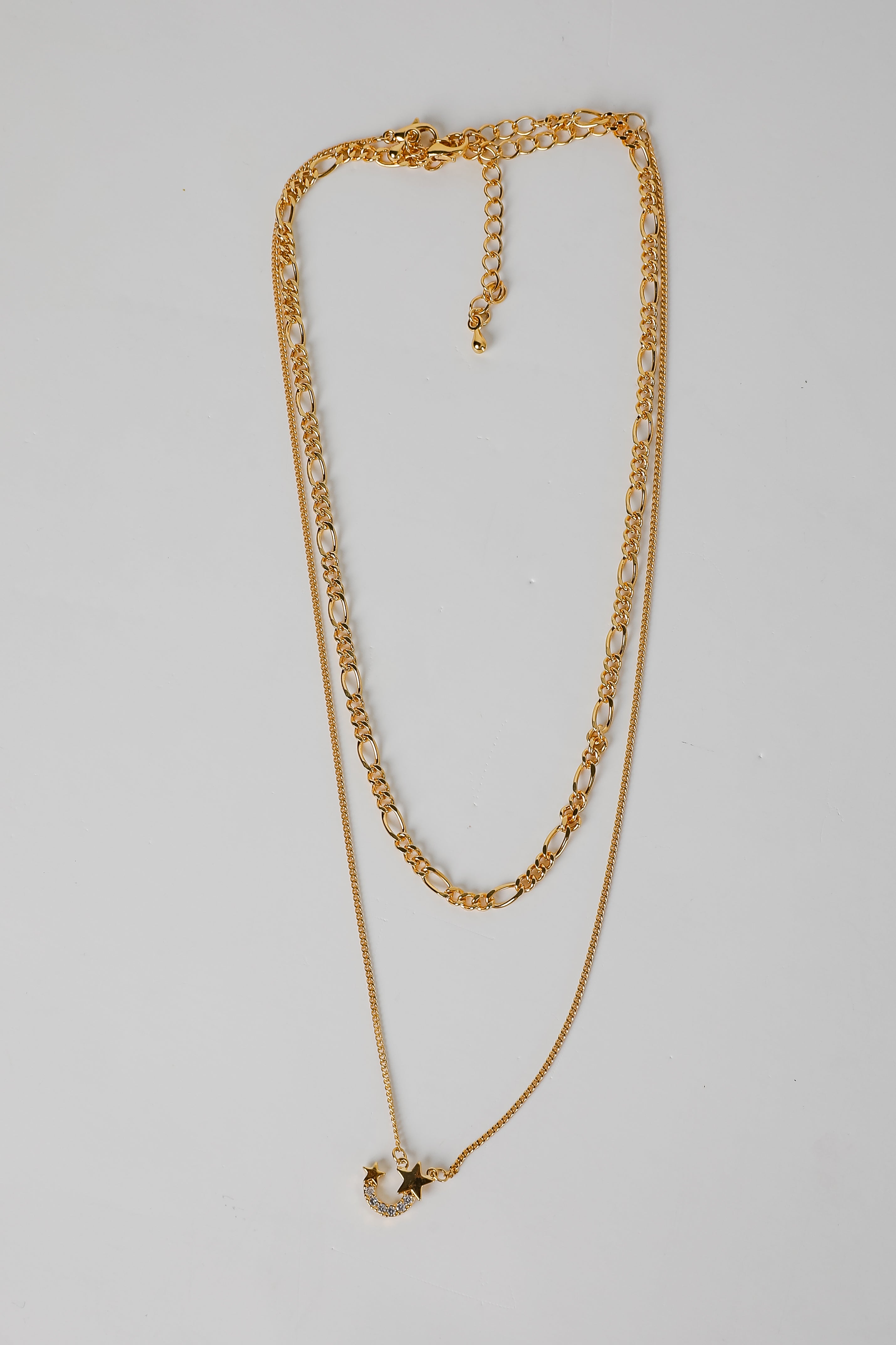 Hazel Gold Layered Chain Necklace