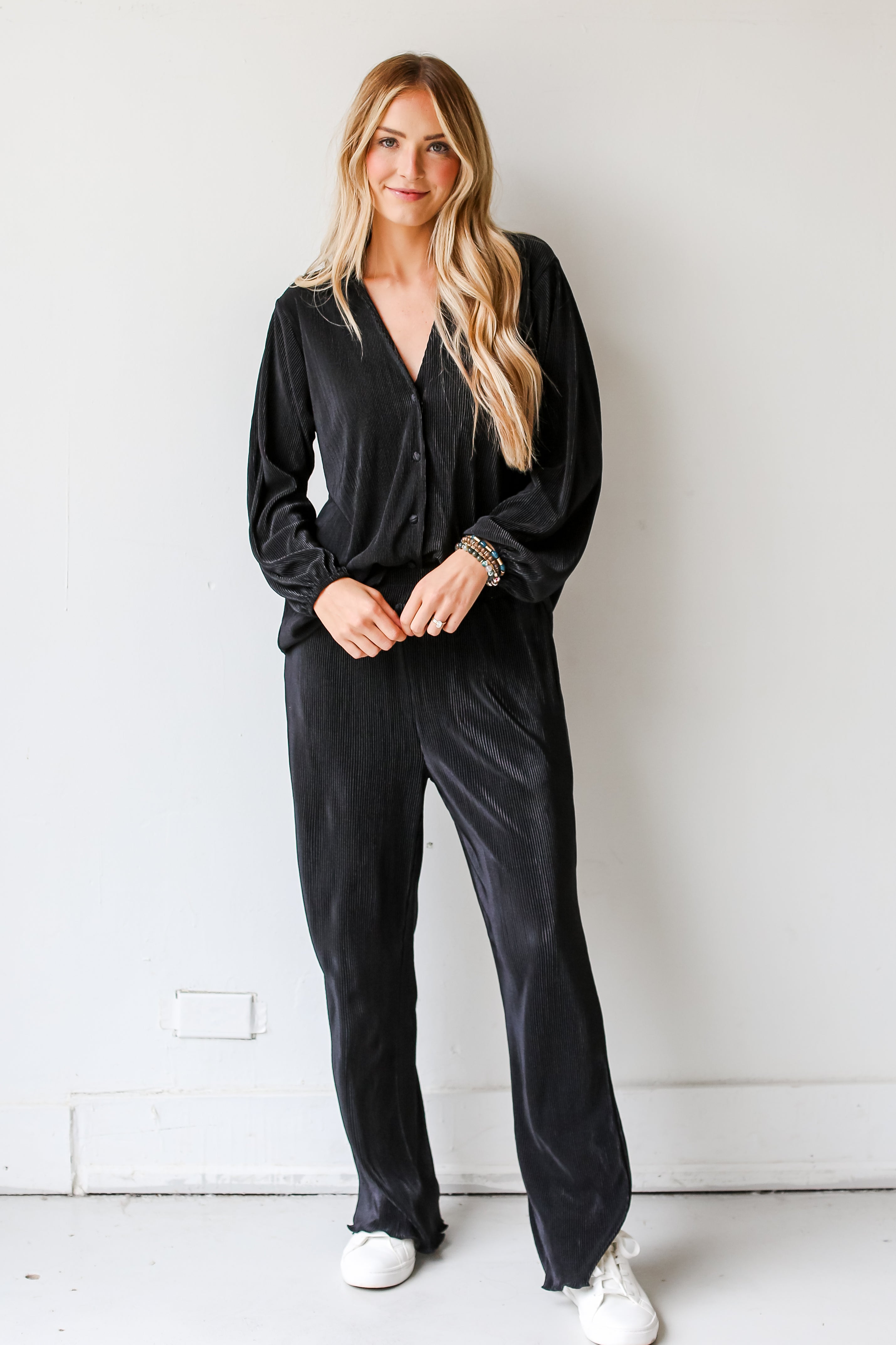 black matching sets