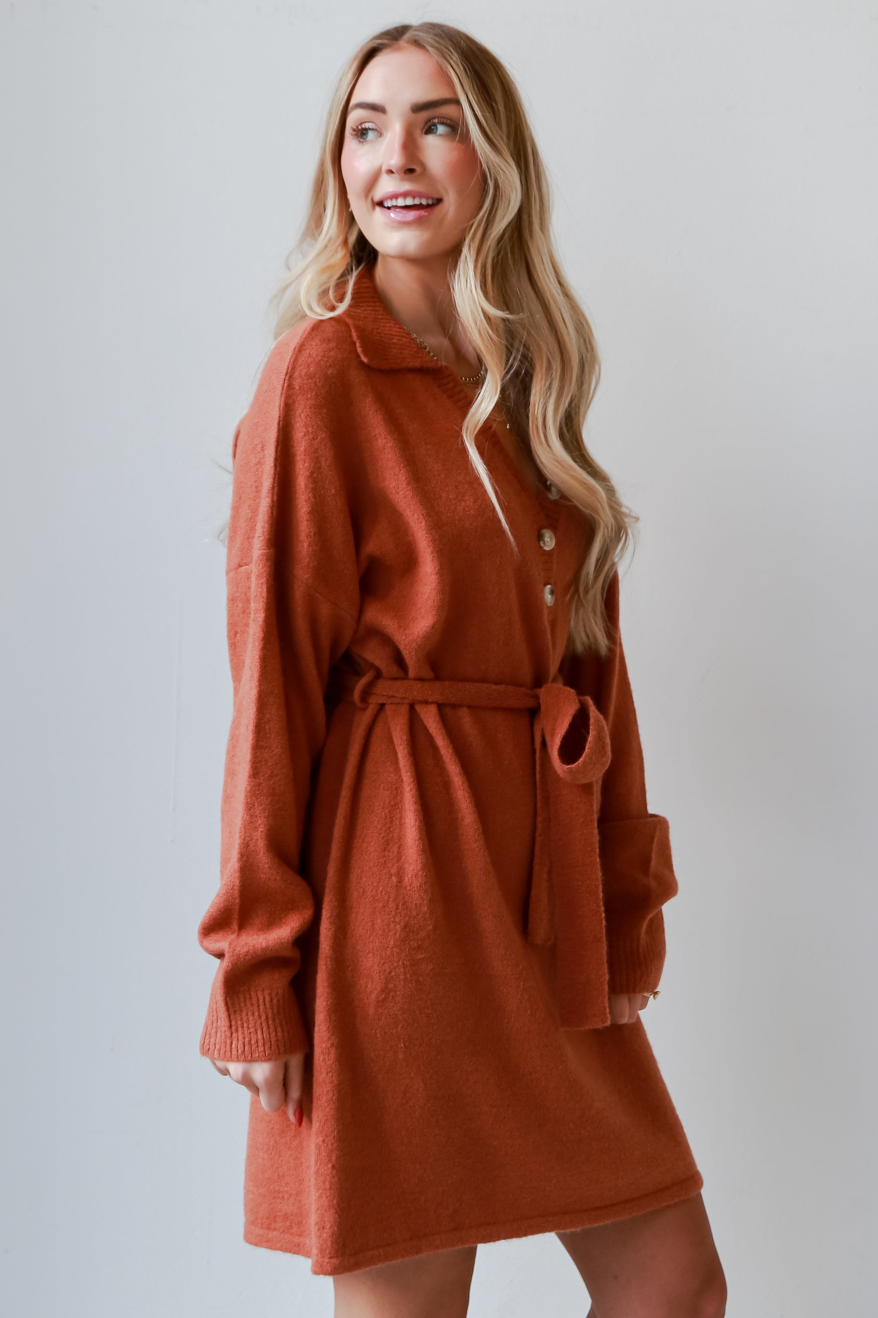 rust dress for womenblue Sweater Dress. Cheap Dresses. Online cheap dresses. Online Women&