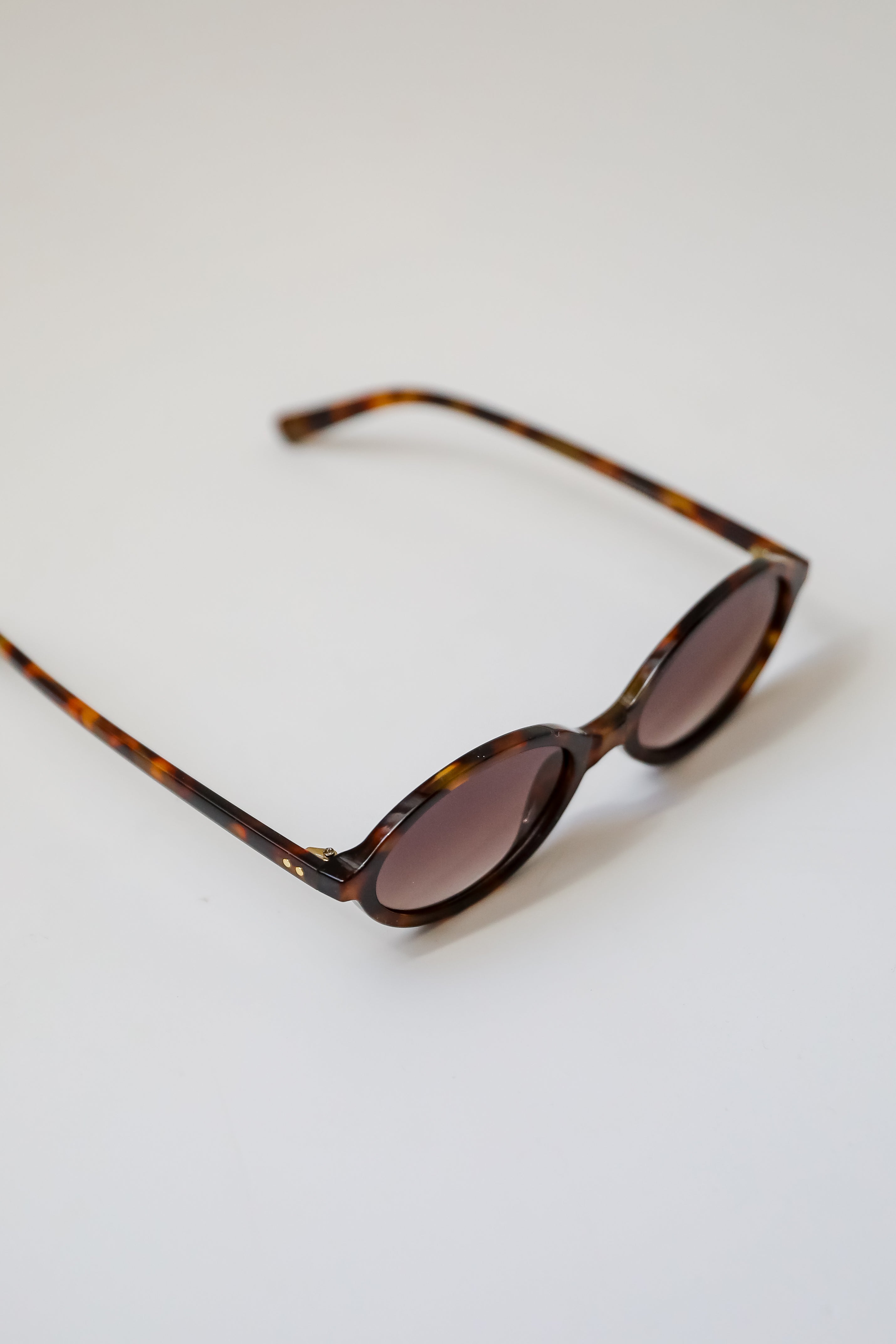 Tortoise Oval Sunglasses