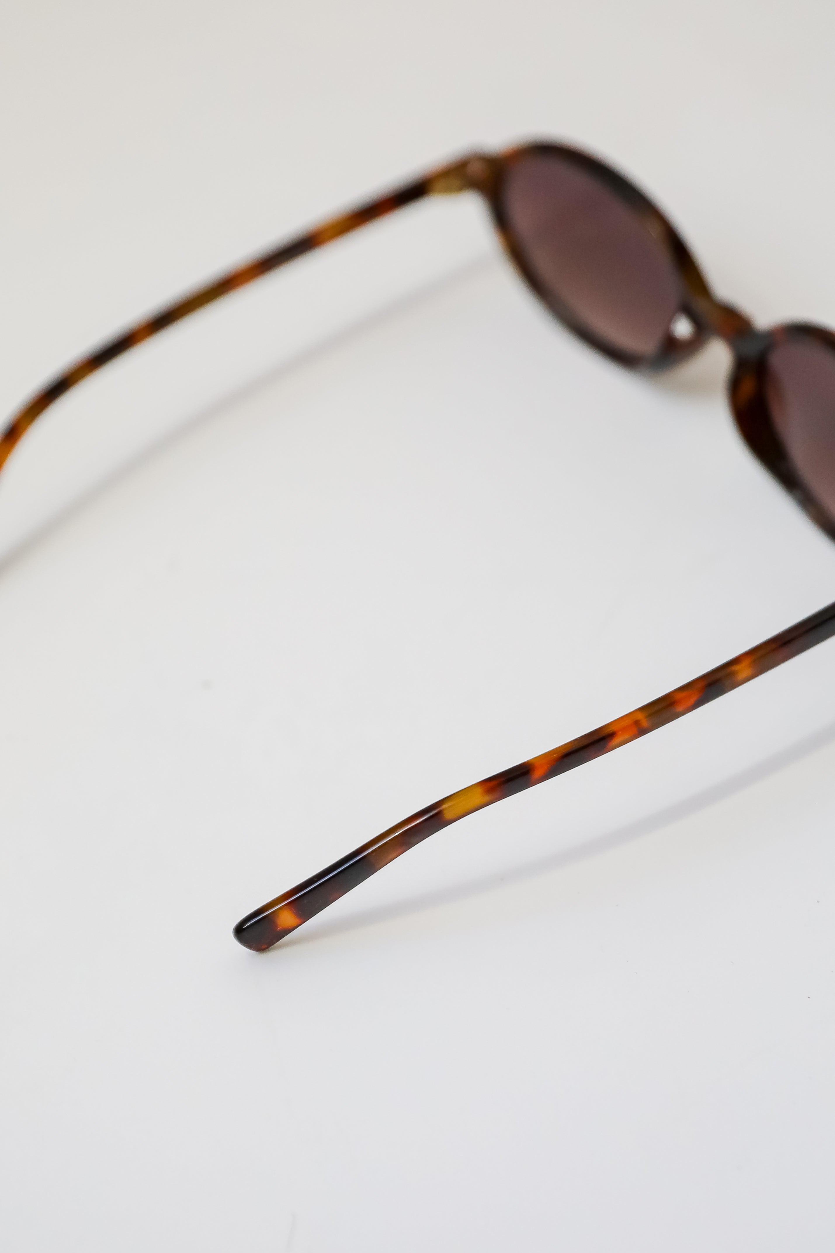 Tortoise Oval Sunglasses