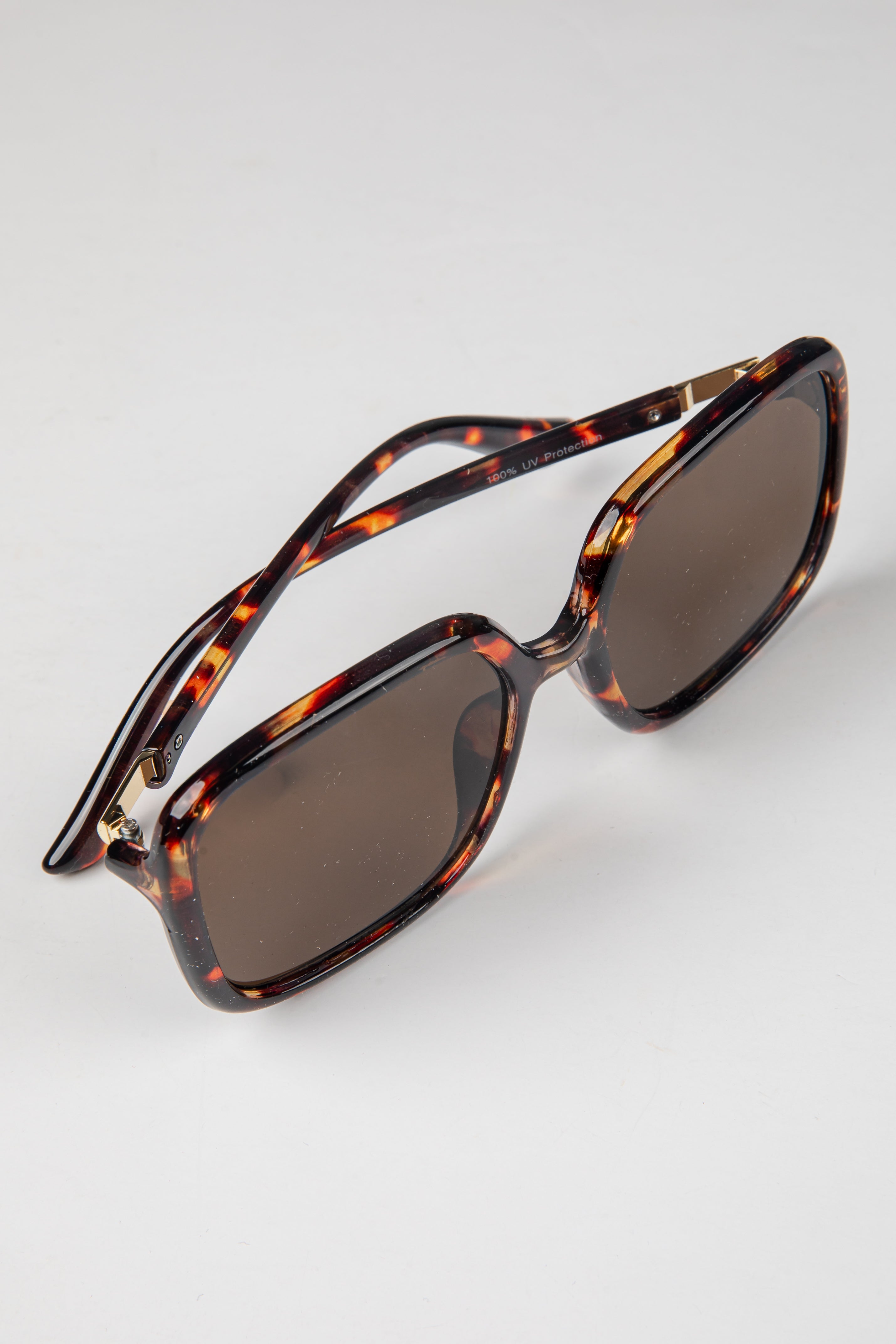 Big Moments Tortoise Square Sunglasses