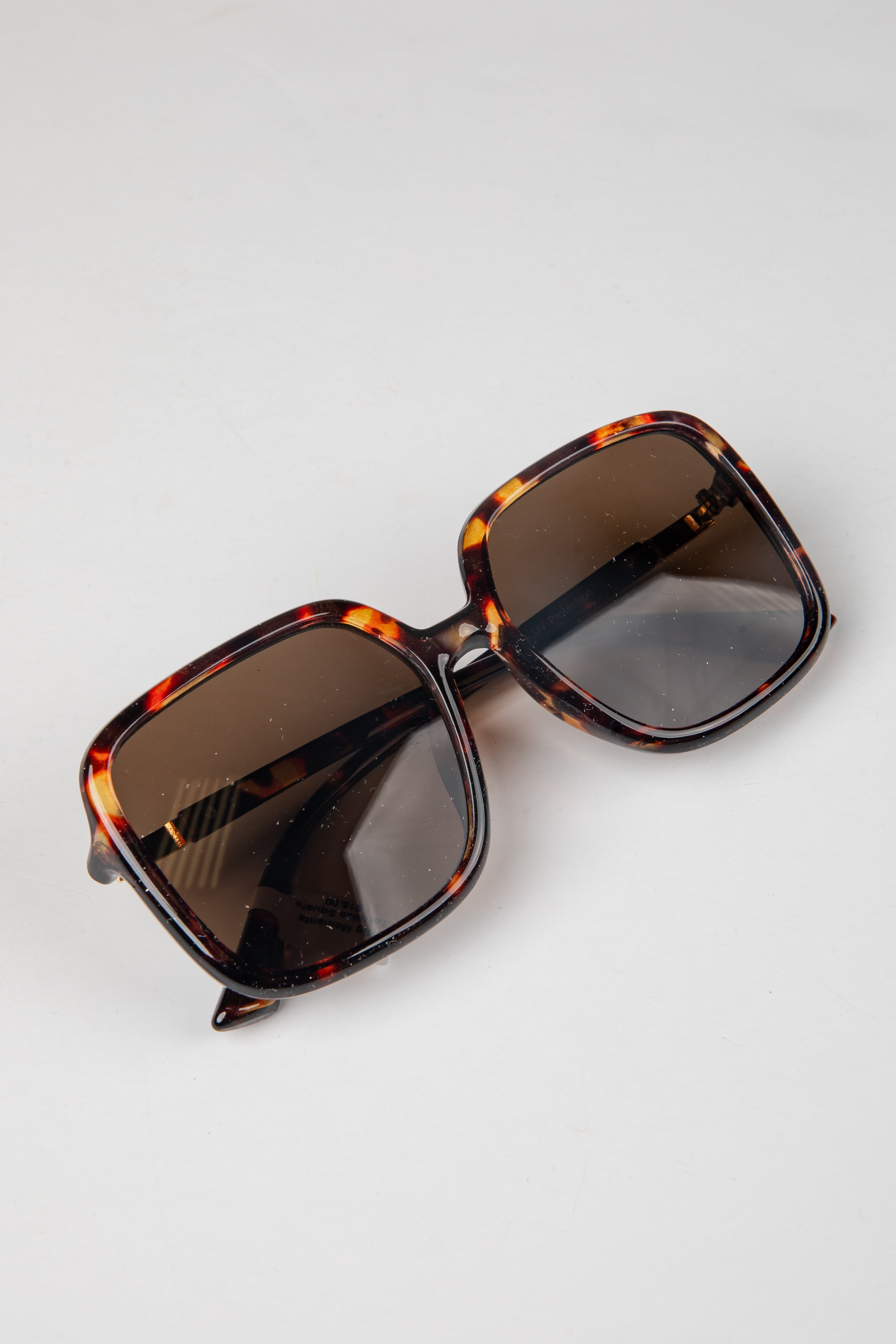 Big Moments Tortoise Square Sunglasses