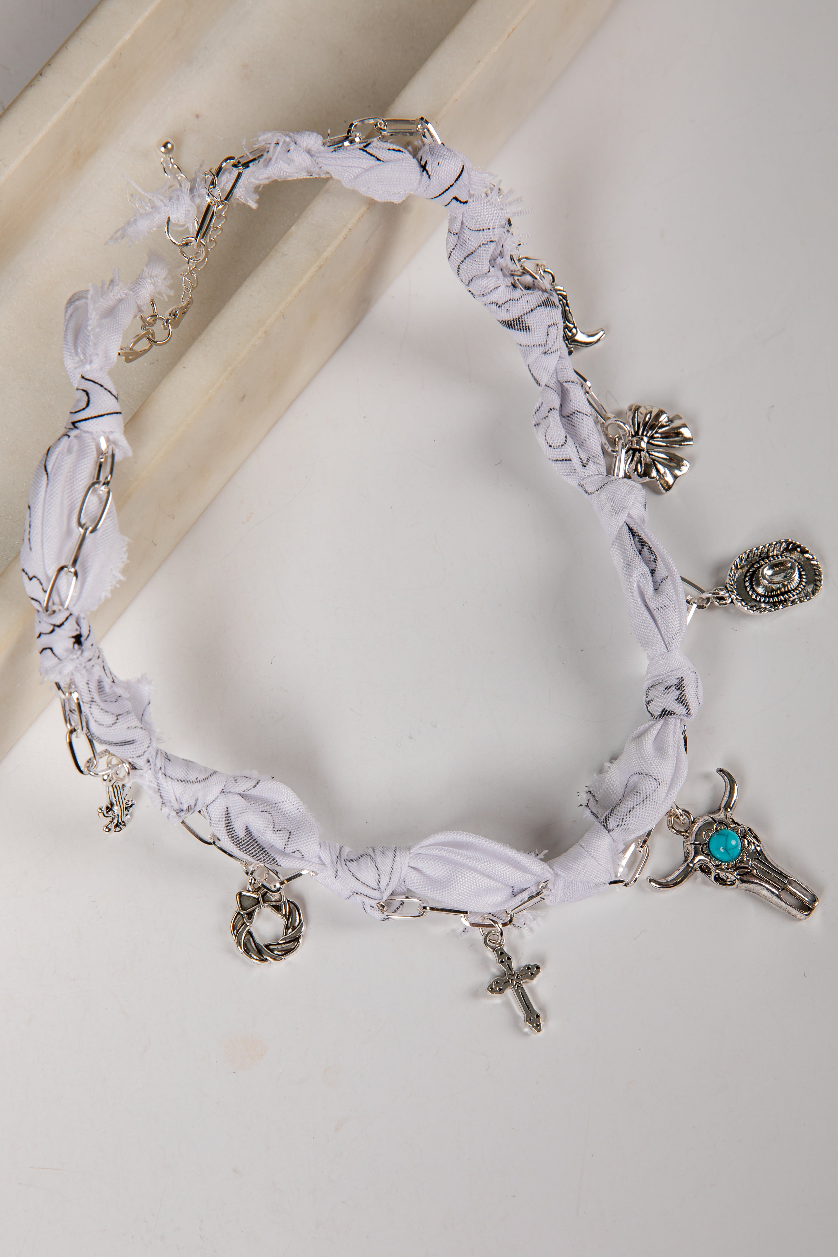 bandana necklace