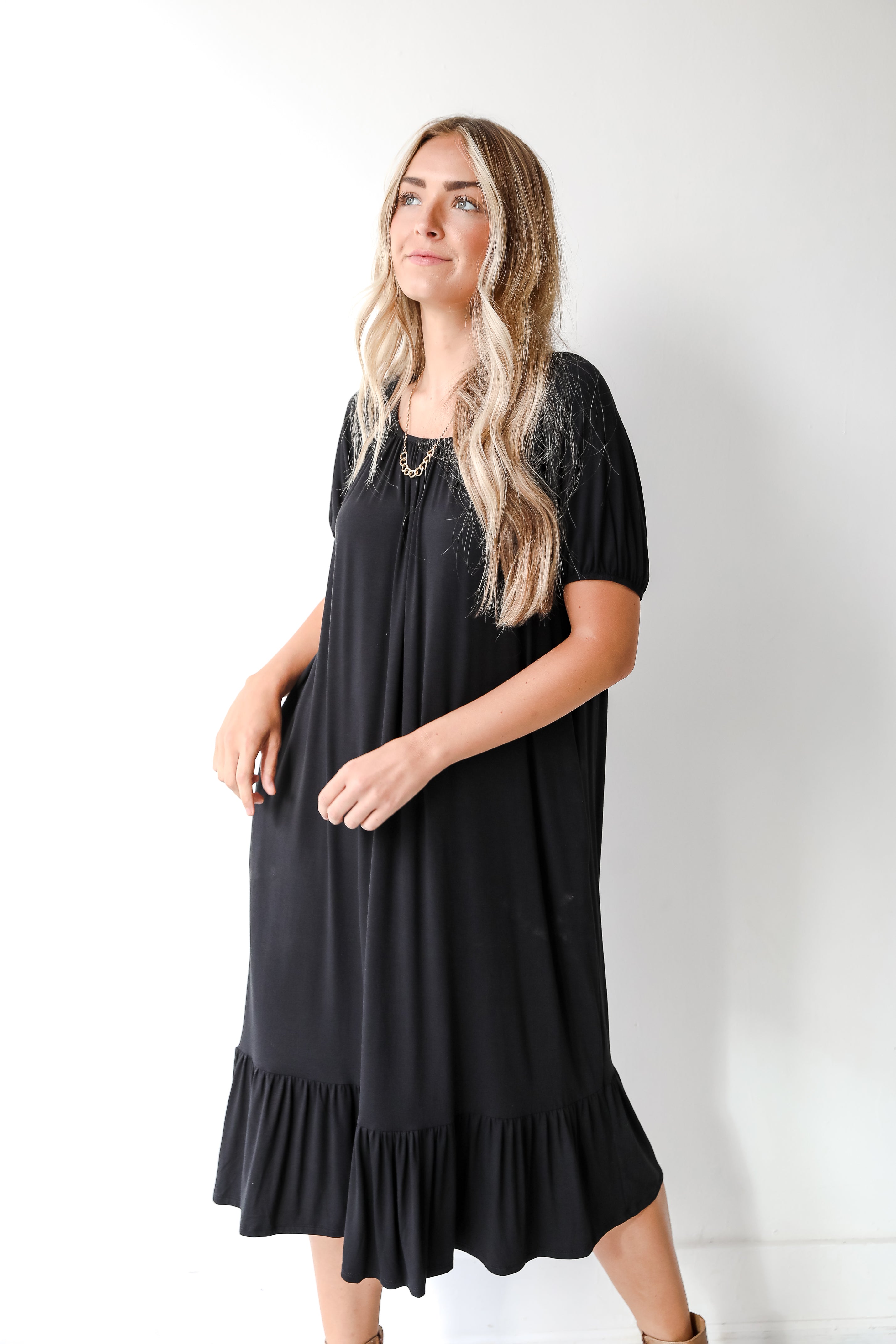 long black dress
