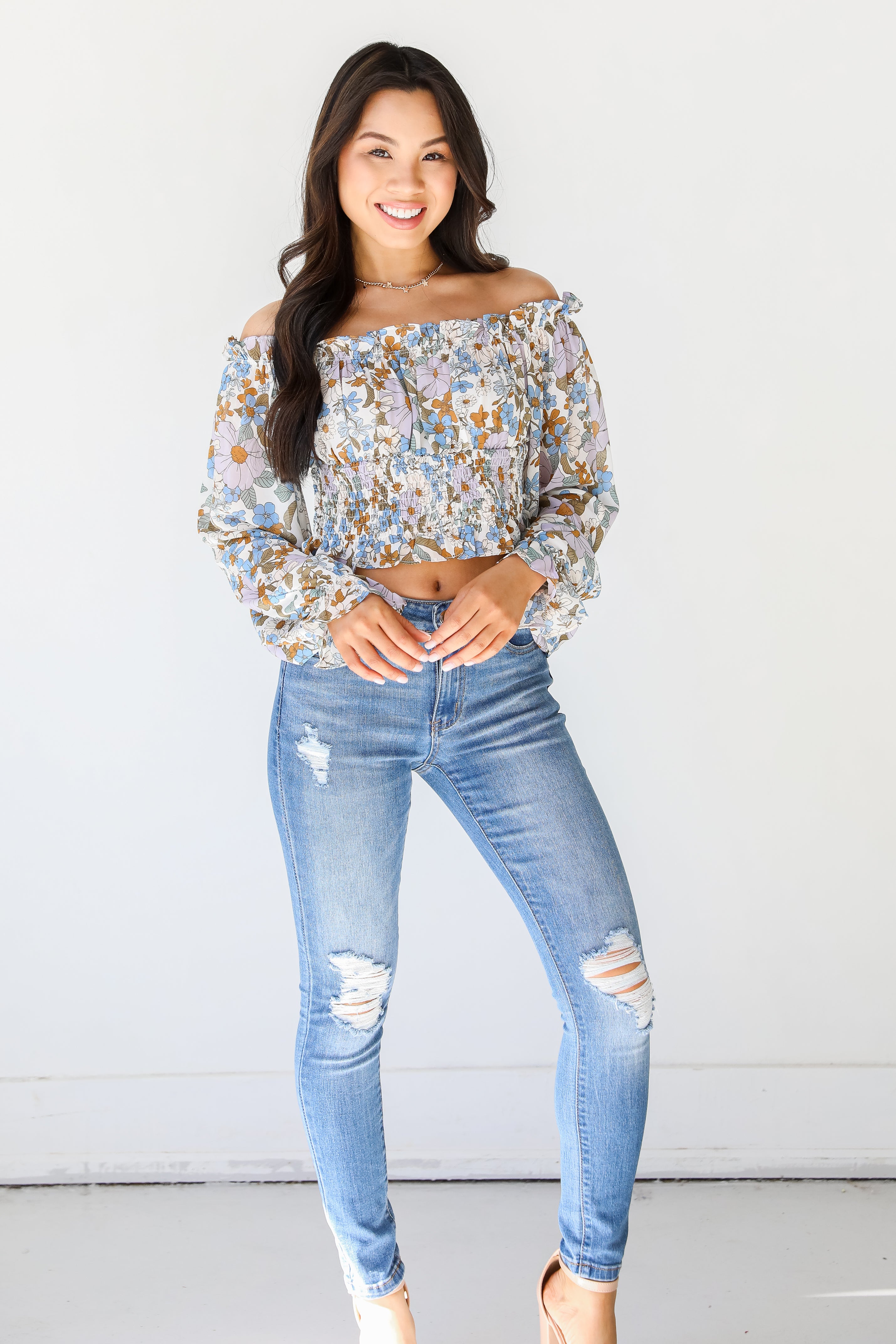 Distressed Skinny Jeans from dress up