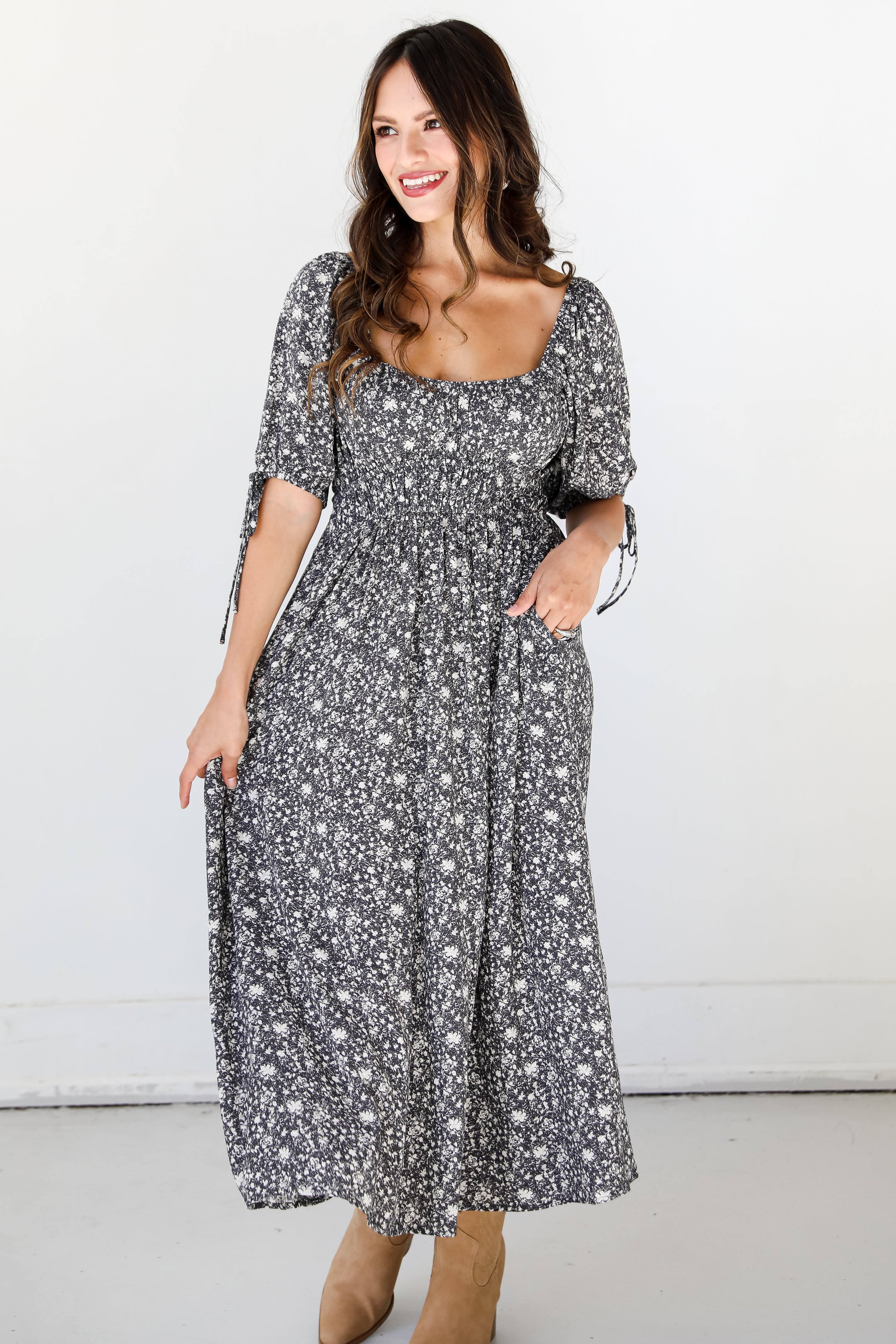 Floral Midi Dress