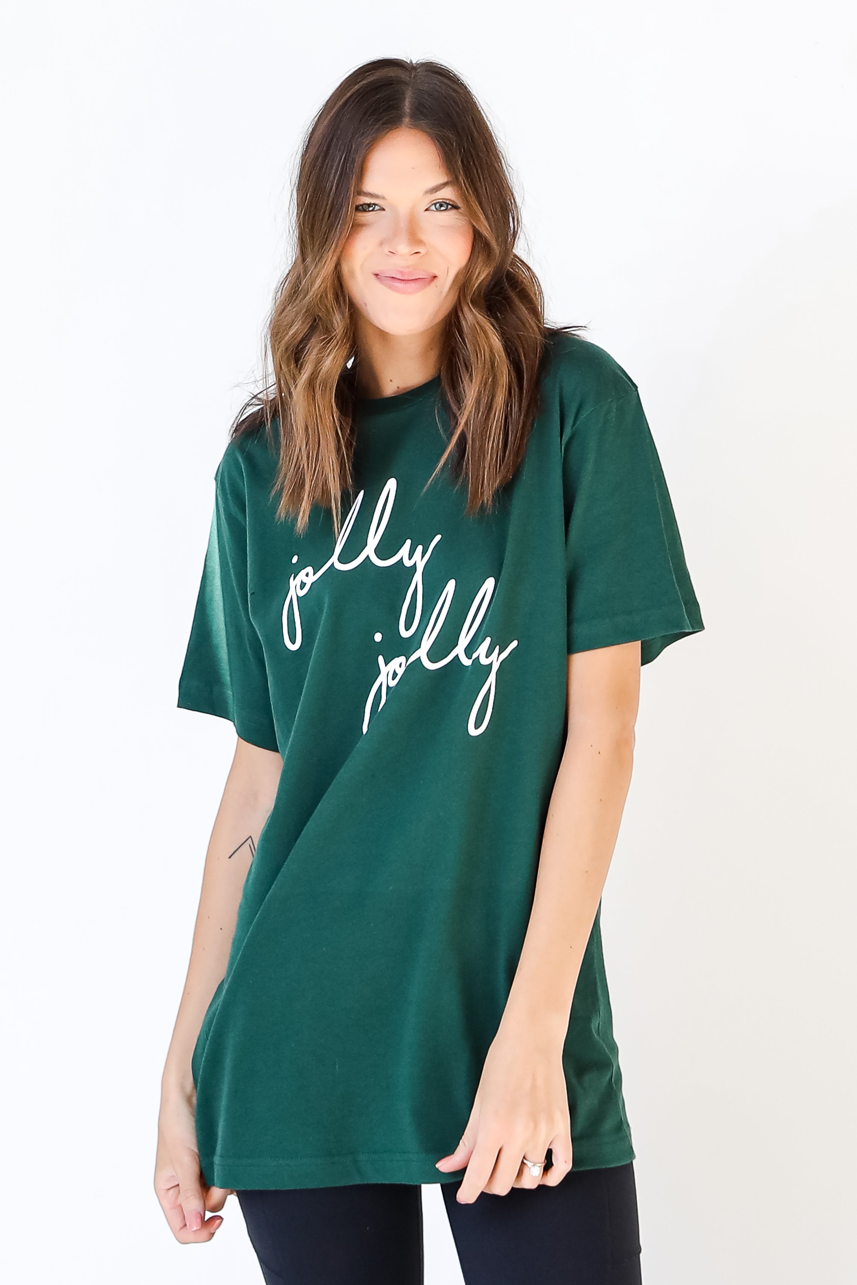 Jolly Jolly Tee on model