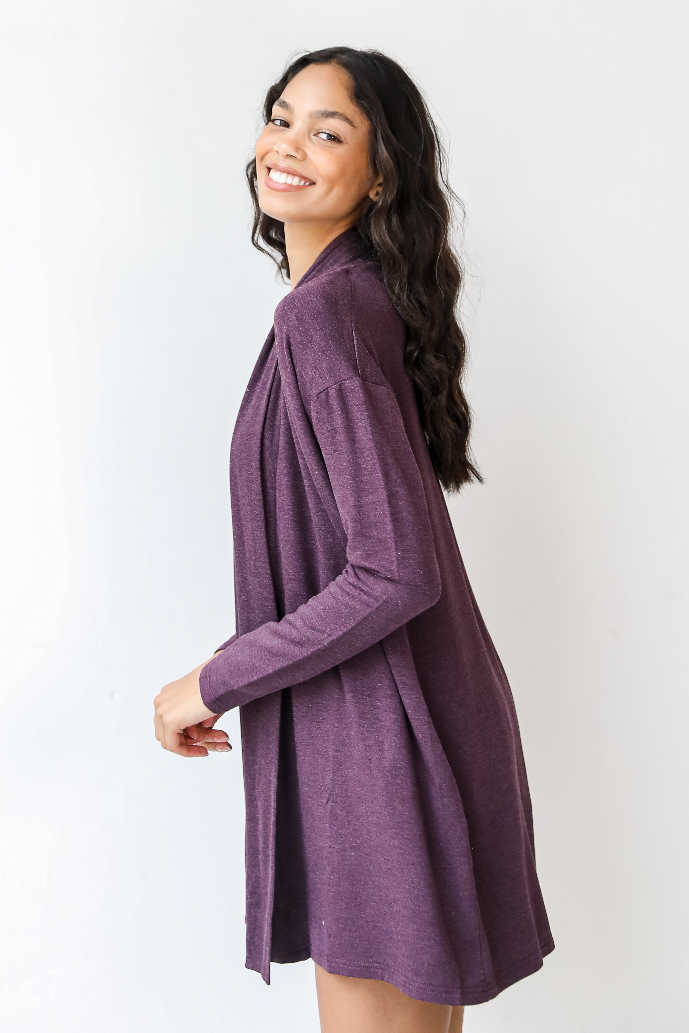 Cardigan side view