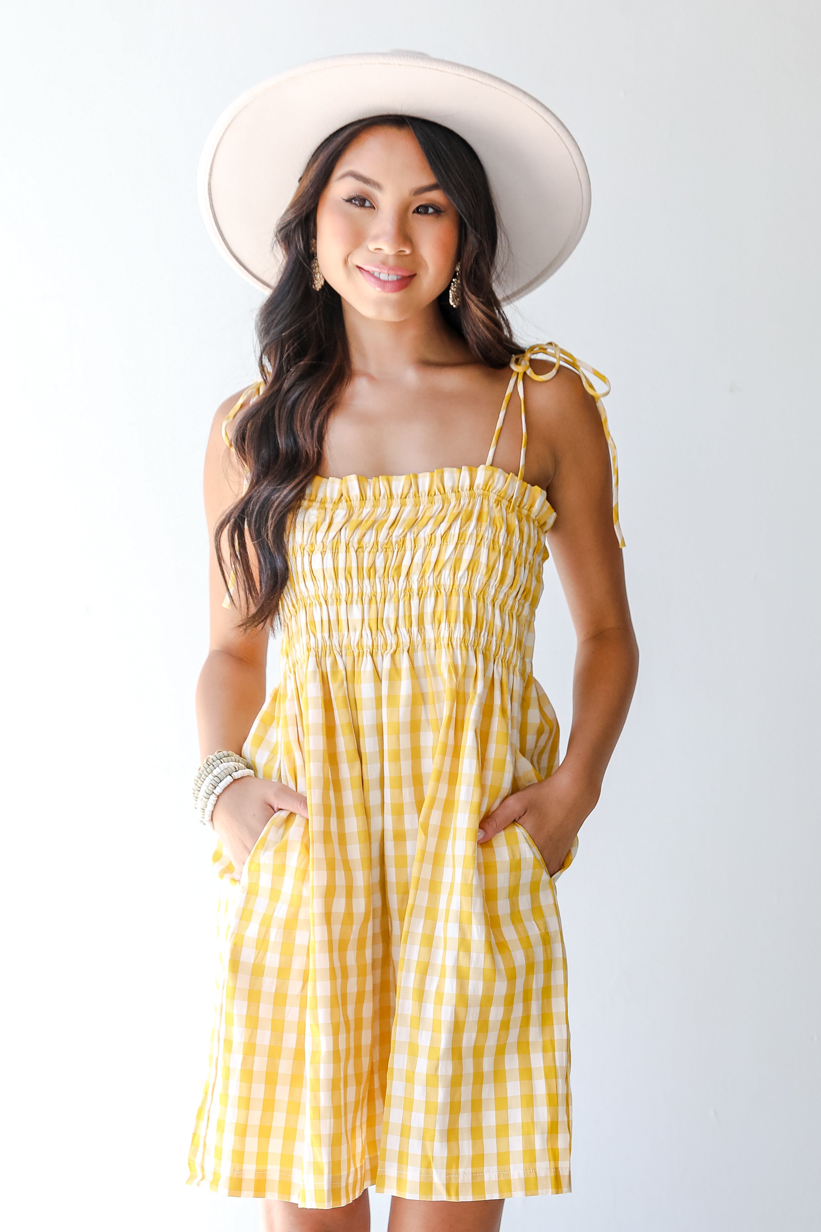 Gingham Mini Dress