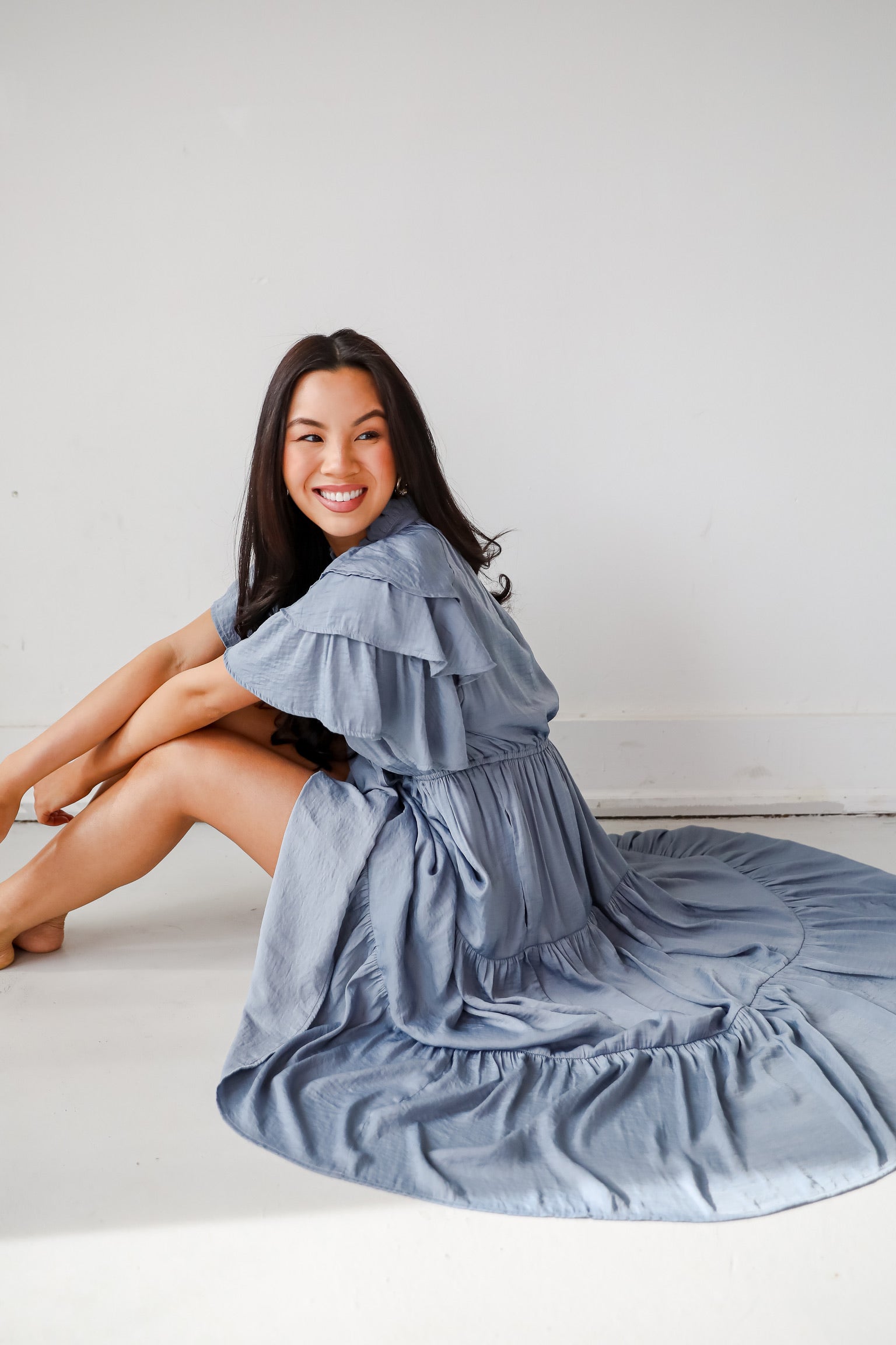 blue dresses