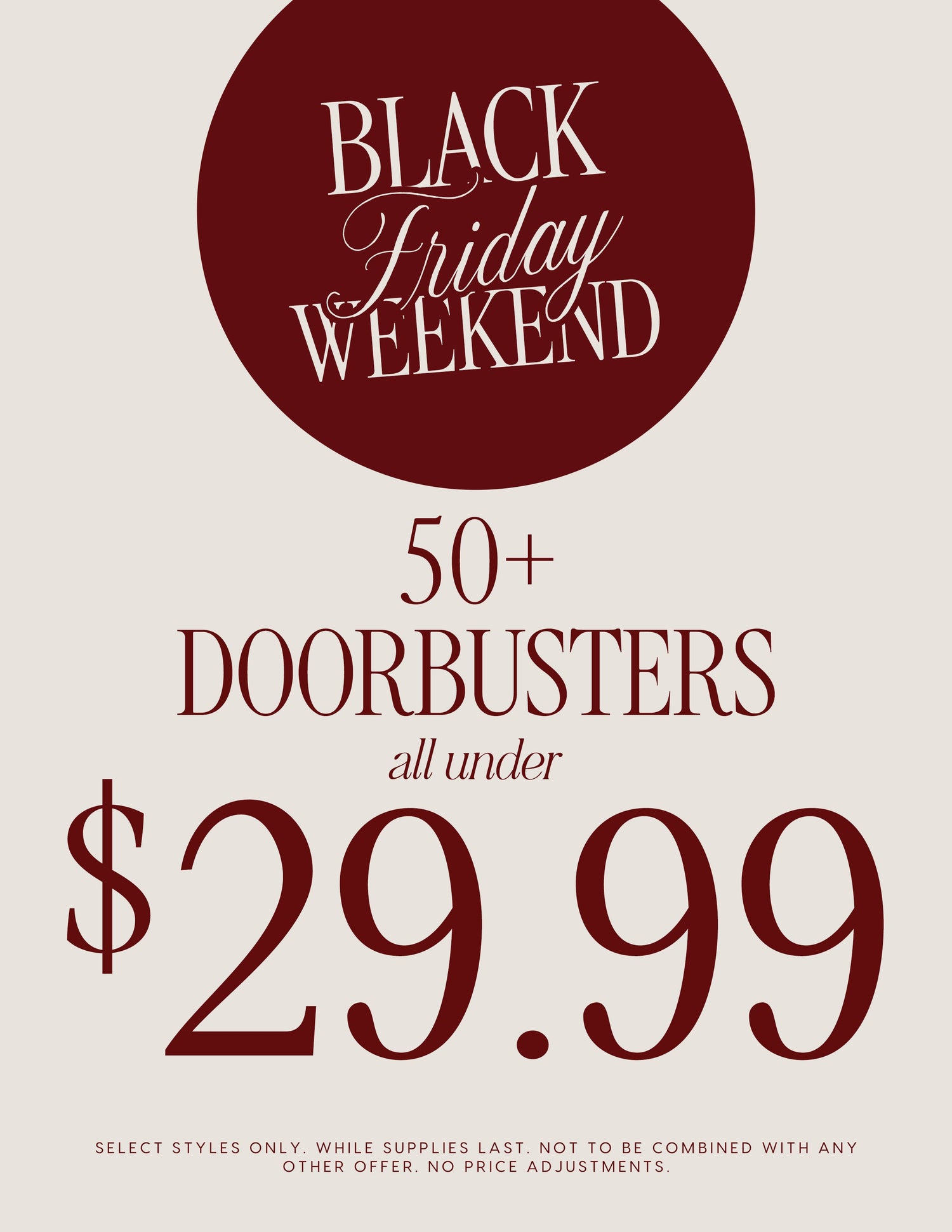 Black Friday at Harvey Boutique Boutique: All-New Doorbusters Under $30!