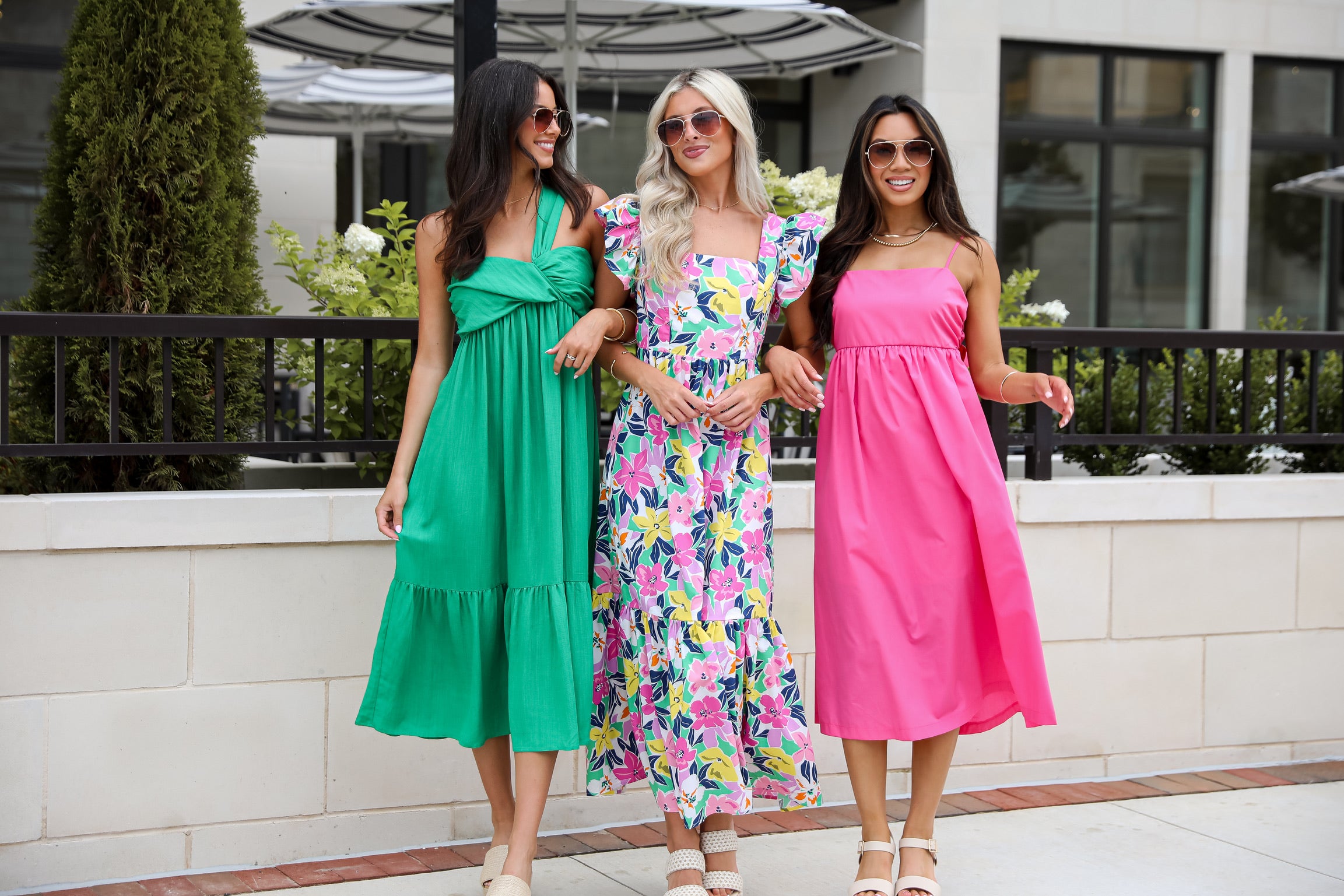 models wearing cute summer dresses