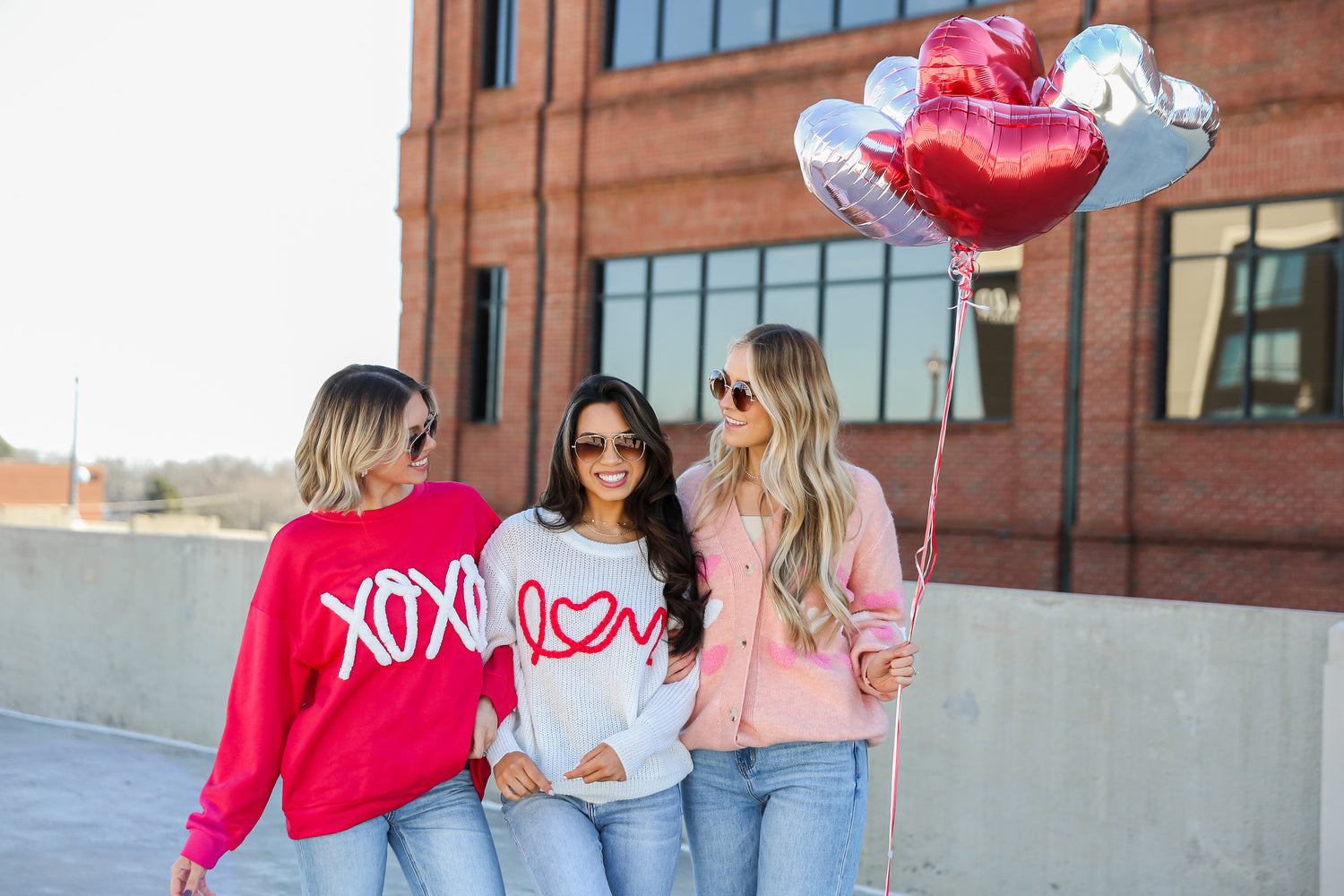 models wearing cute valentine&