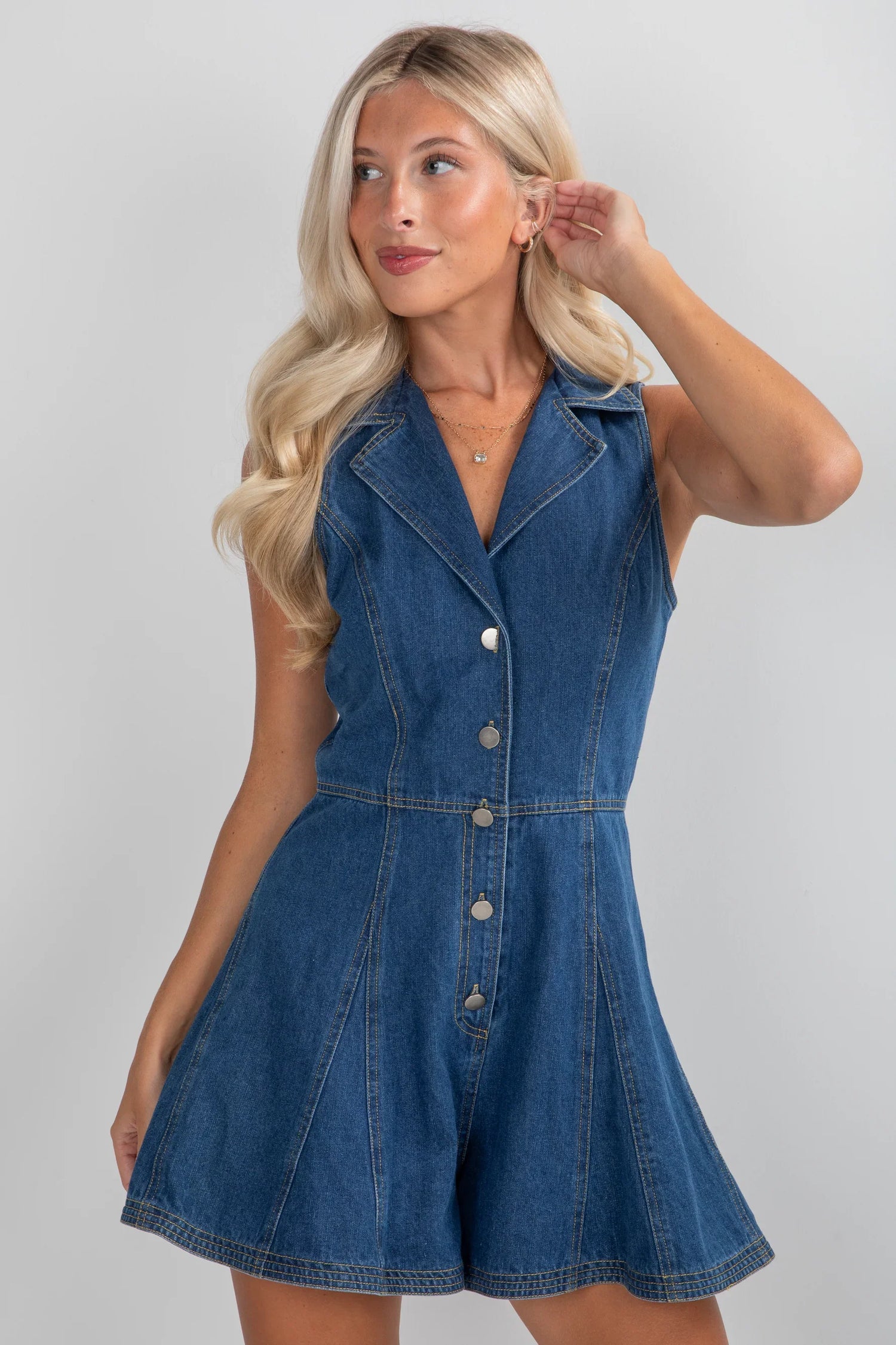 Denim Rompers From Harvey Boutique