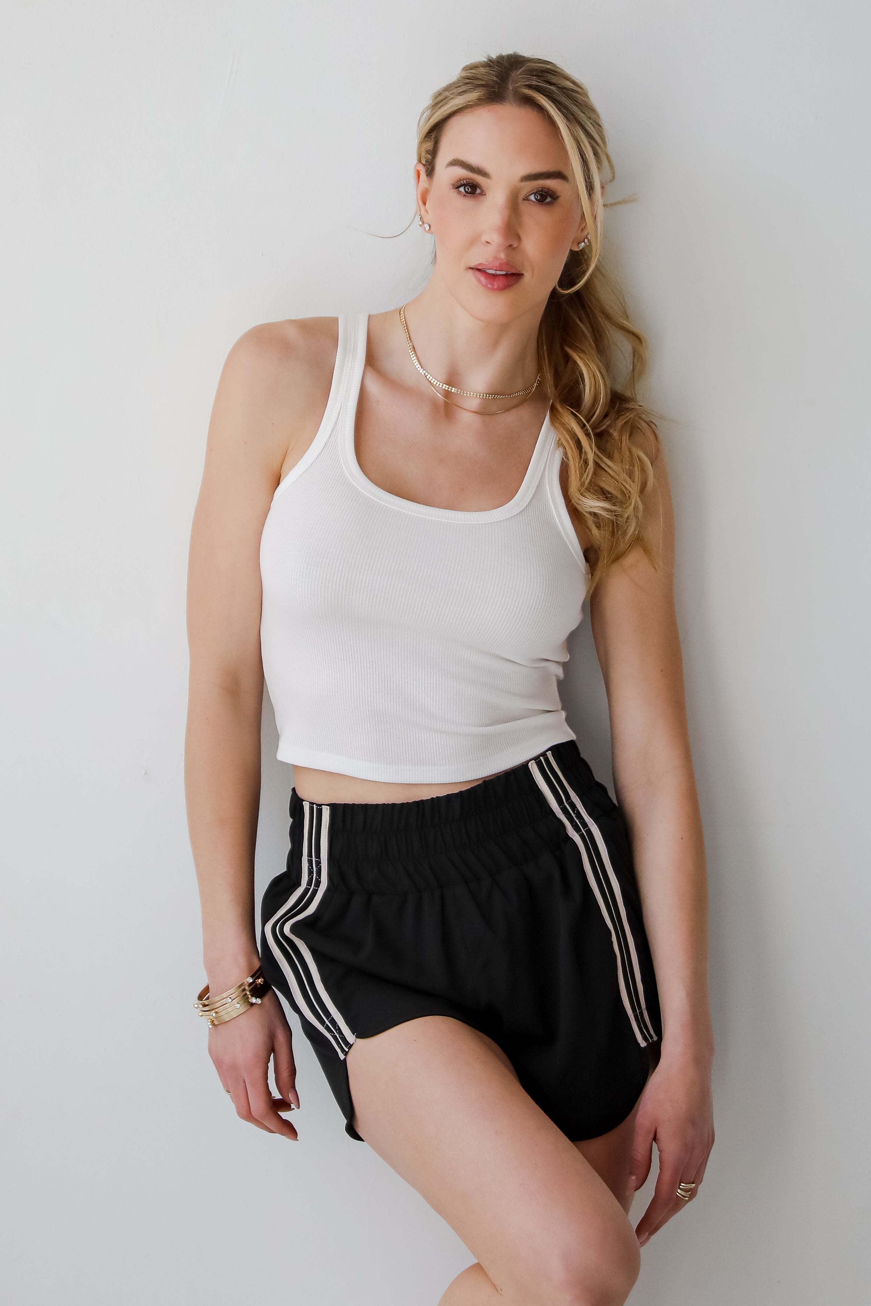 White tank top