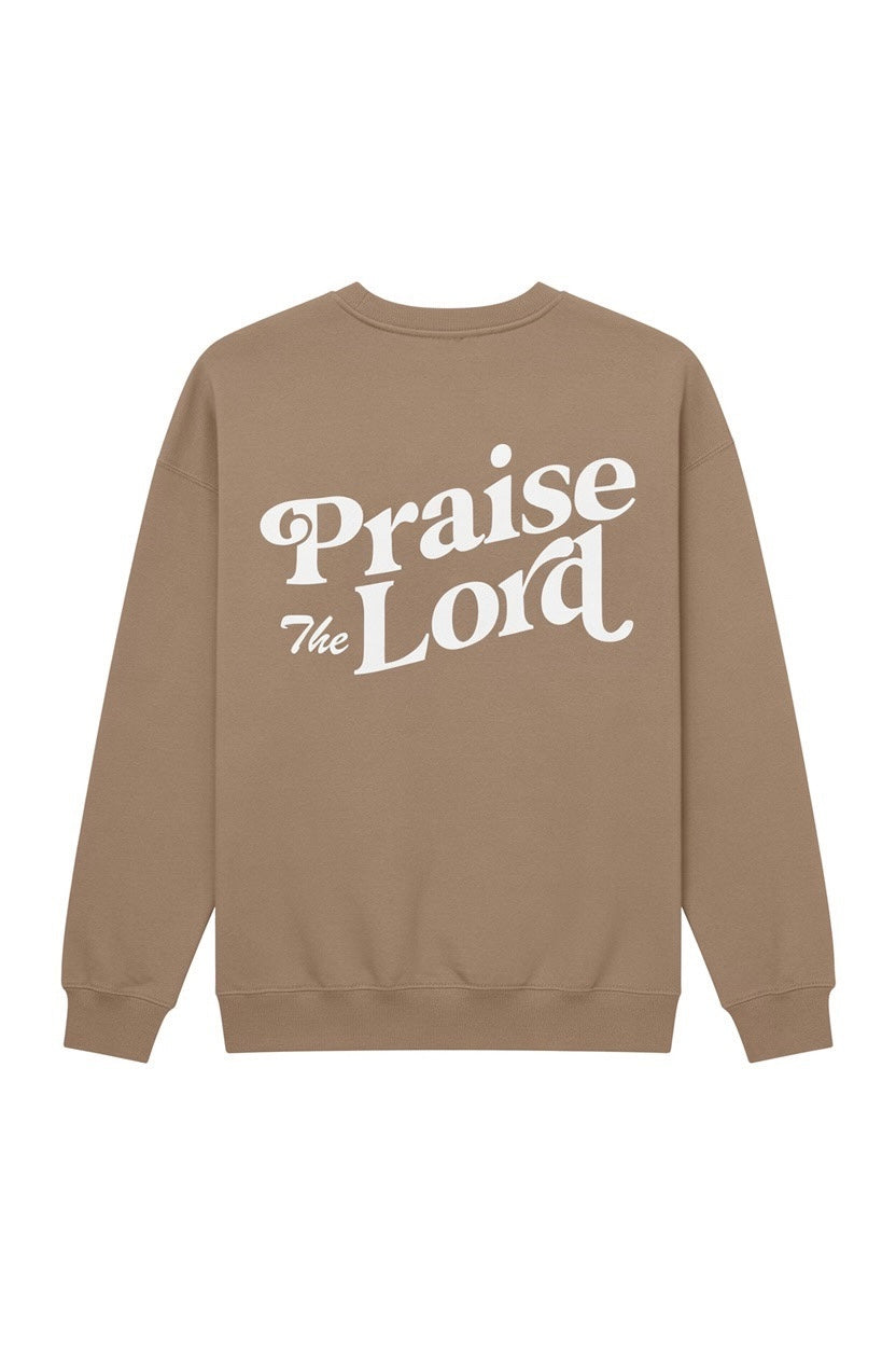 Brown Praise The Lord Crewneck