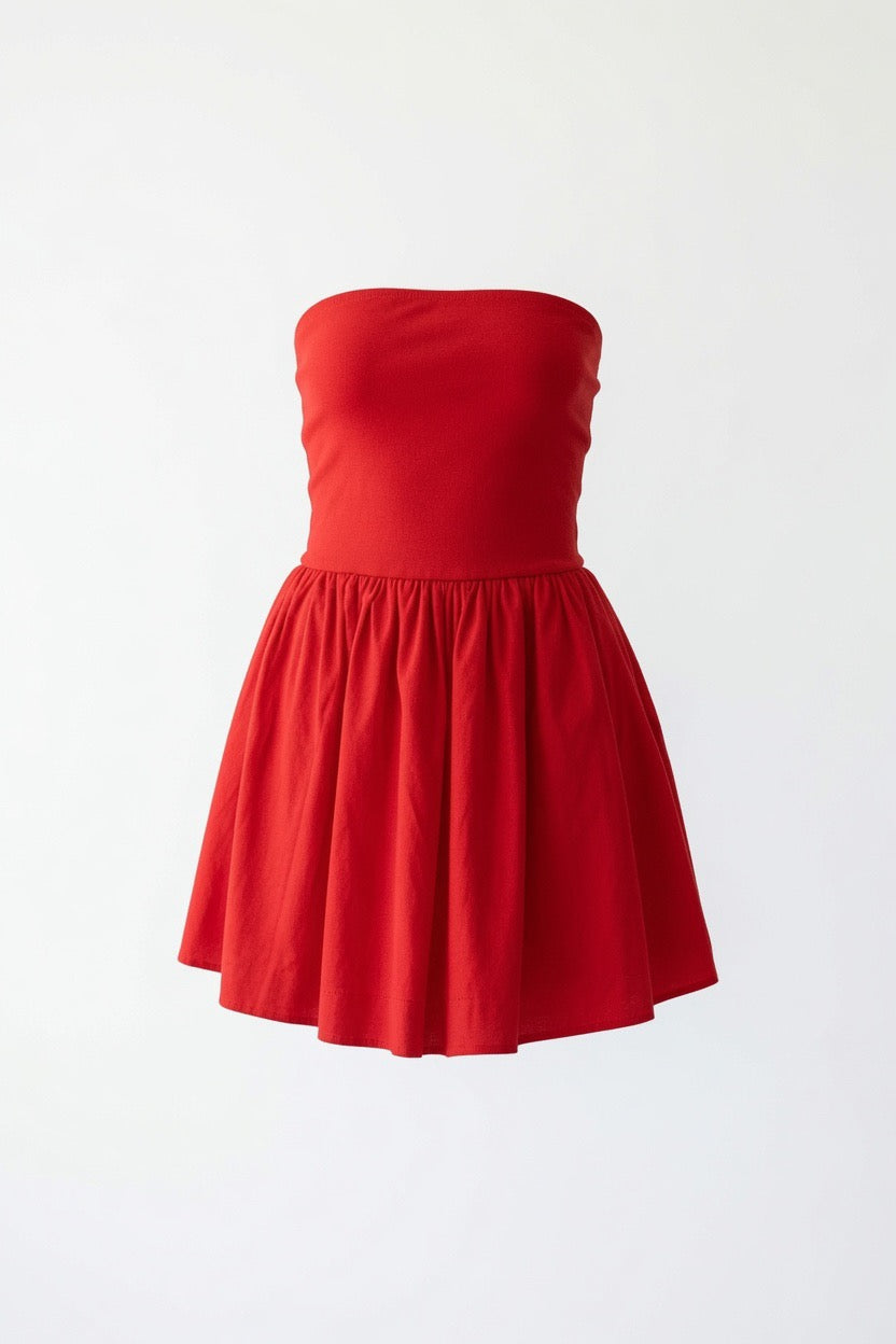 Effortless Occasion Strapless Mini Dress