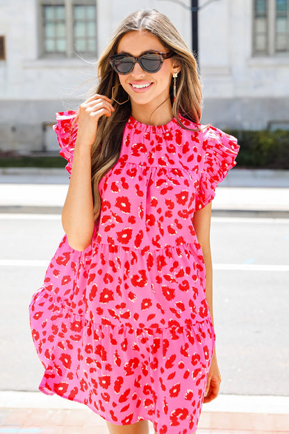 Iconic Instinct Tiered Mini Dress