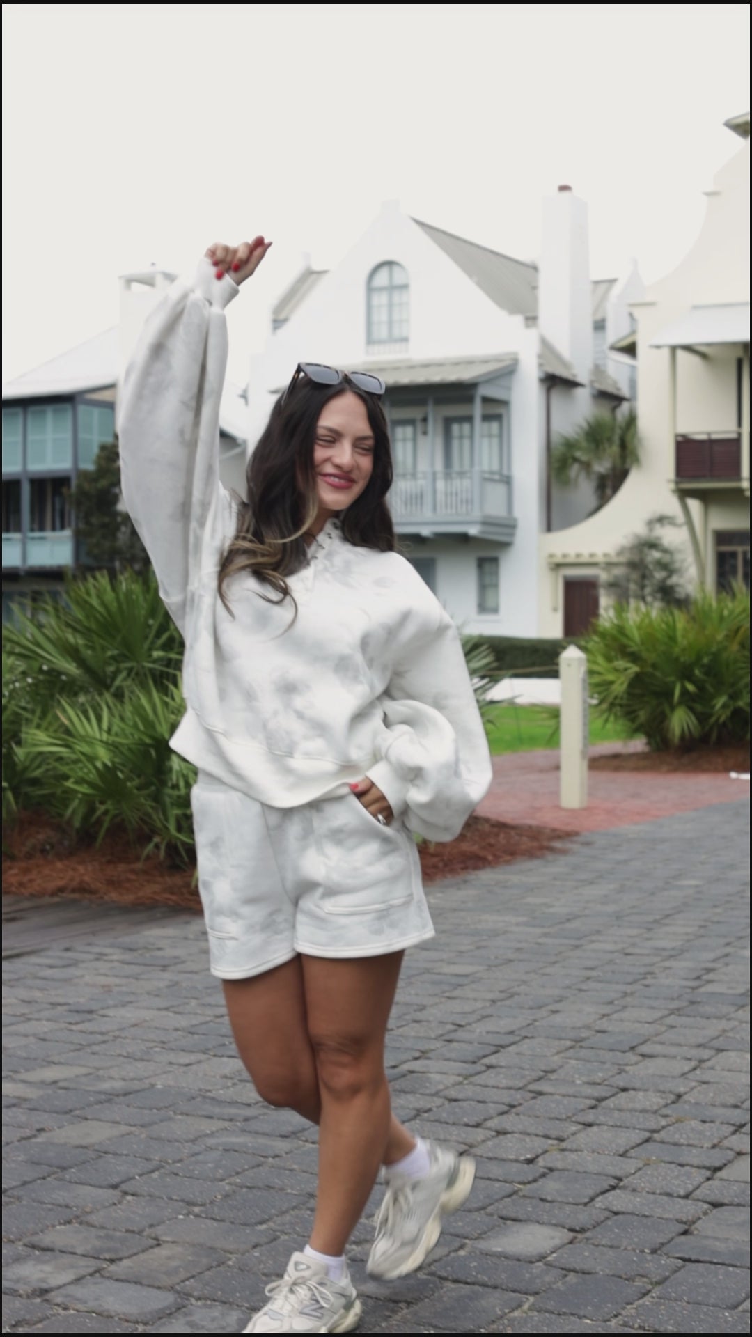 FINAL SALE - Arctic Drift White Camo Pullover