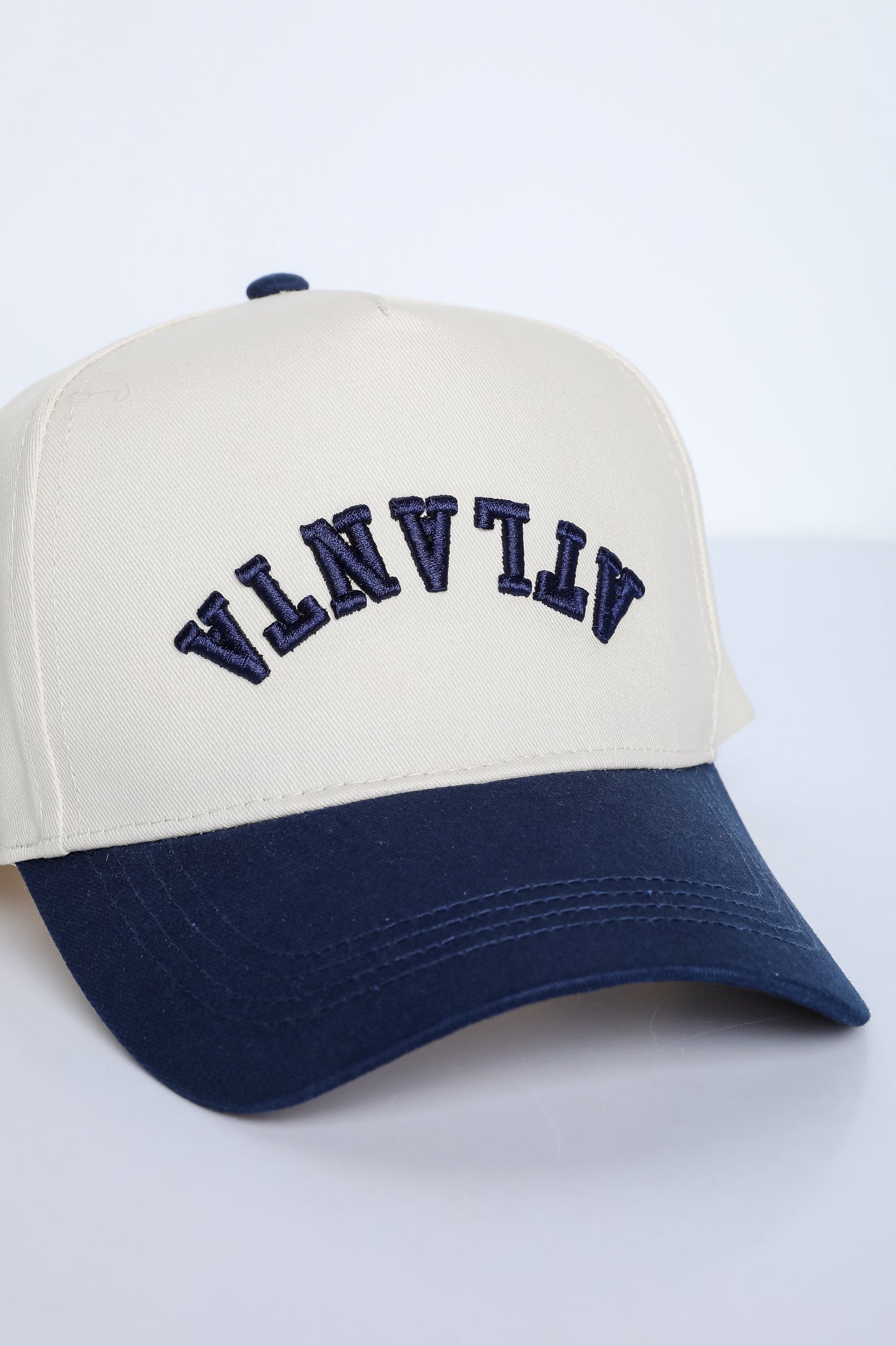 Atlanta Embroidered Color Block Hat