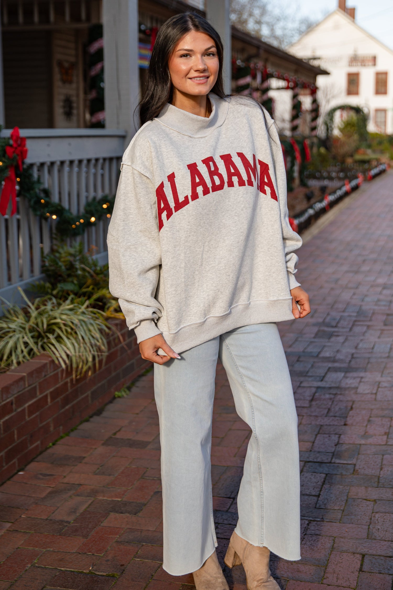 Woman wearing a &