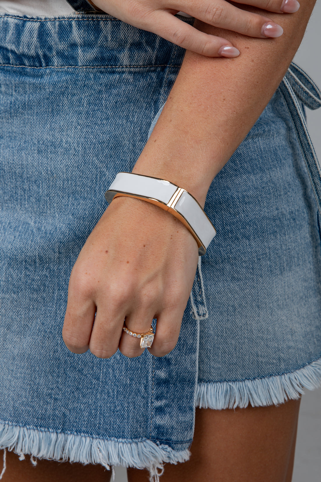 Madison Colorblock Square Bangle