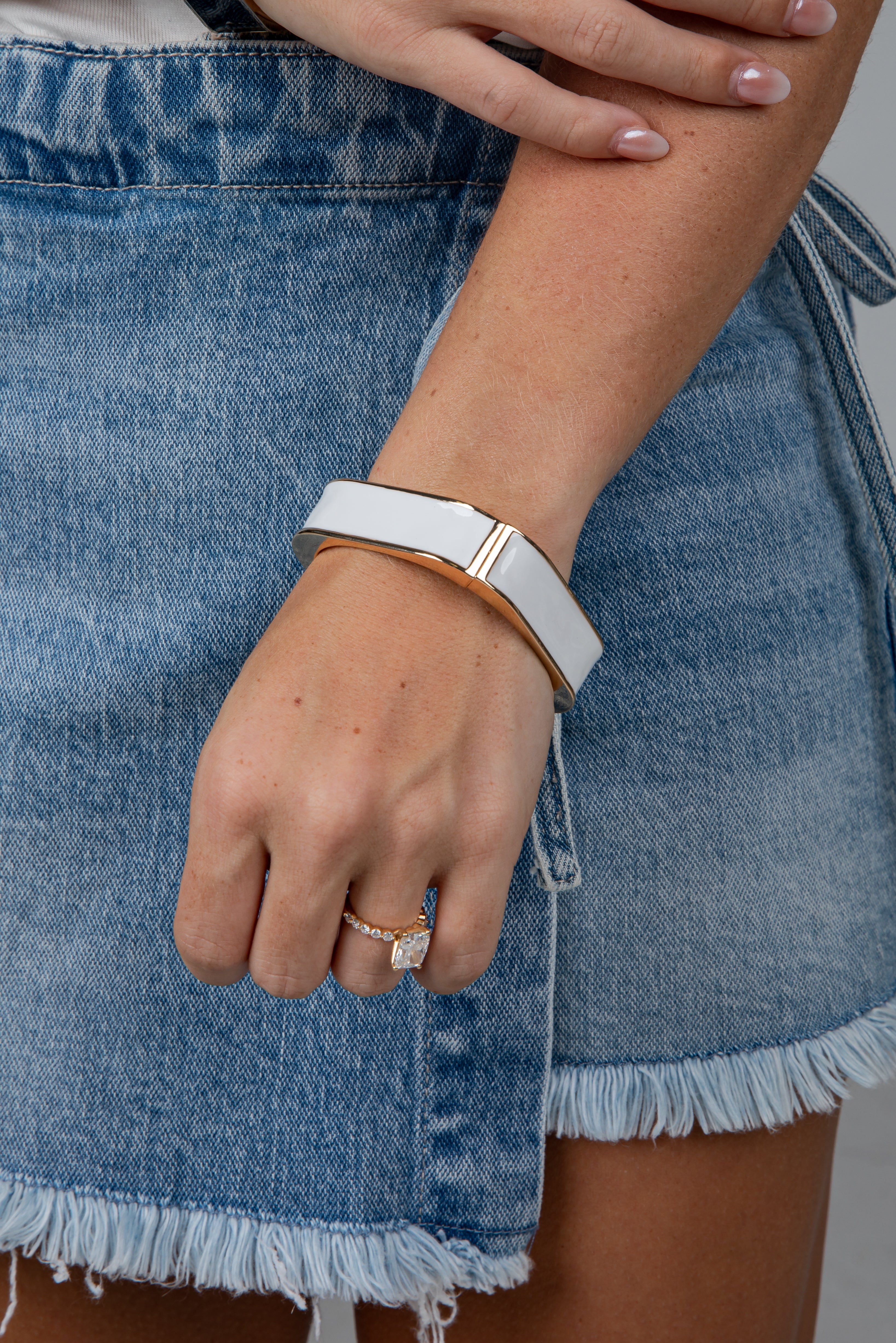 Madison Colorblock Square Bangle