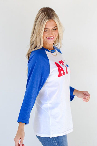 ATL Star Raglan Tee side view