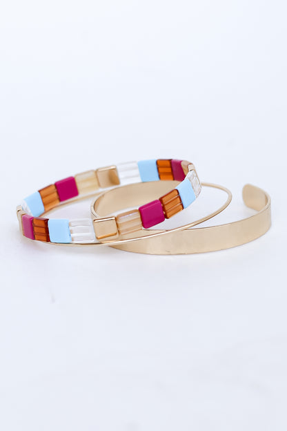 Bracelet Set flat lay