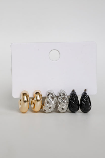 Collins Multi Hoop Earring Set
