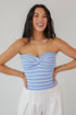 Darling Sunshine Striped Tube Top