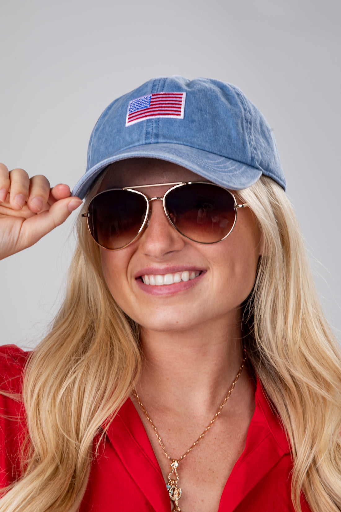 Warm Horizon Brown Aviator Sunglasses