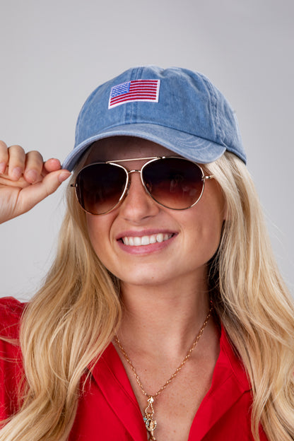 Warm Horizon Brown Aviator Sunglasses