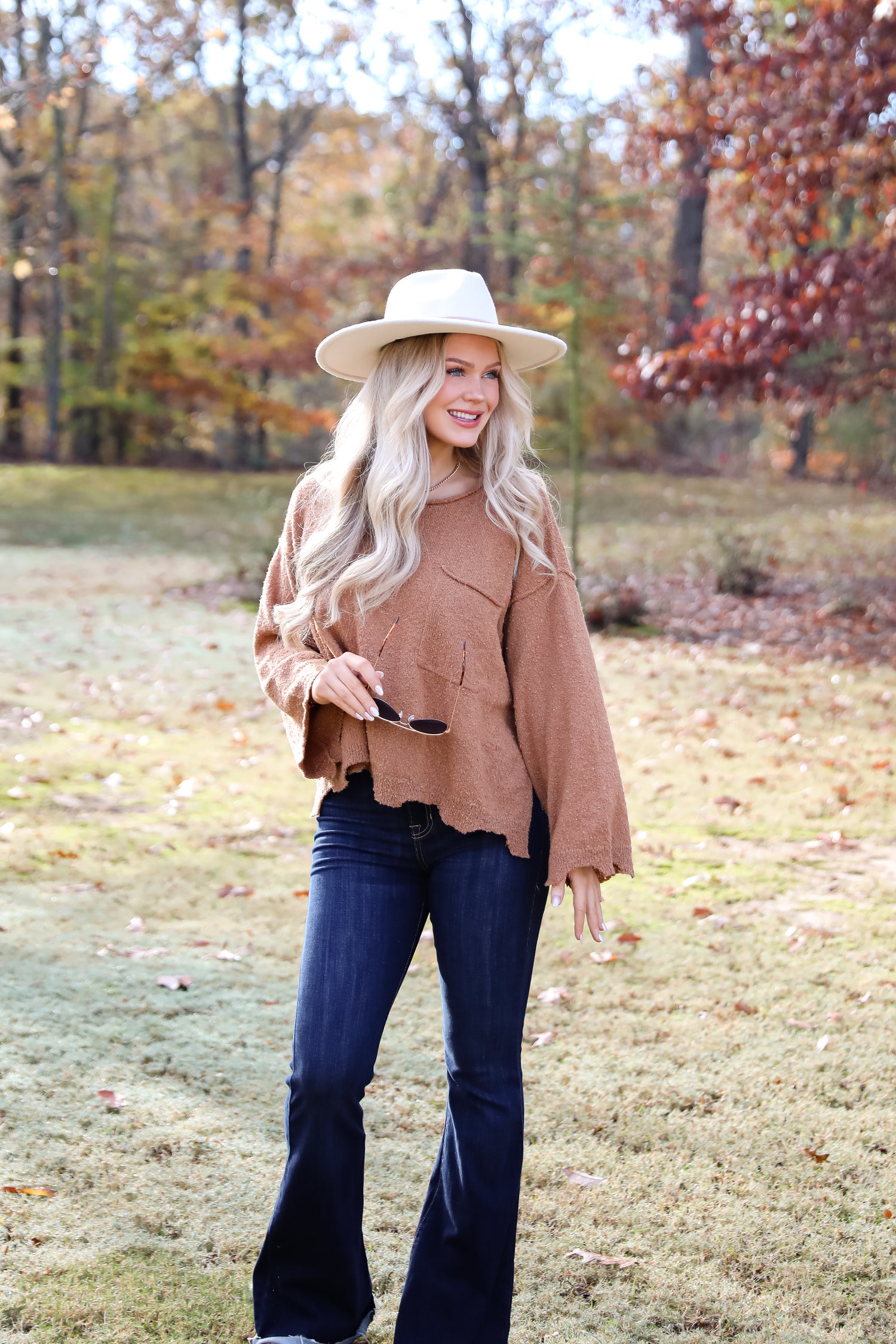 Cooler Forecast Brown Sweater