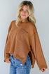 Cooler Forecast Brown Sweater