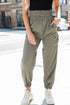 olive Cargo Joggers