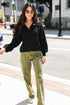 olive Cargo Jeans
