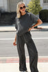 charcoal Corded Lounge Pants