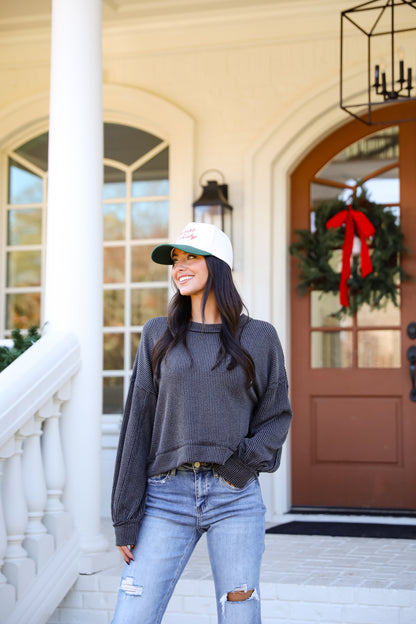 Meghan Corded Top