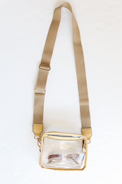 Clear Crossbody Bag close up