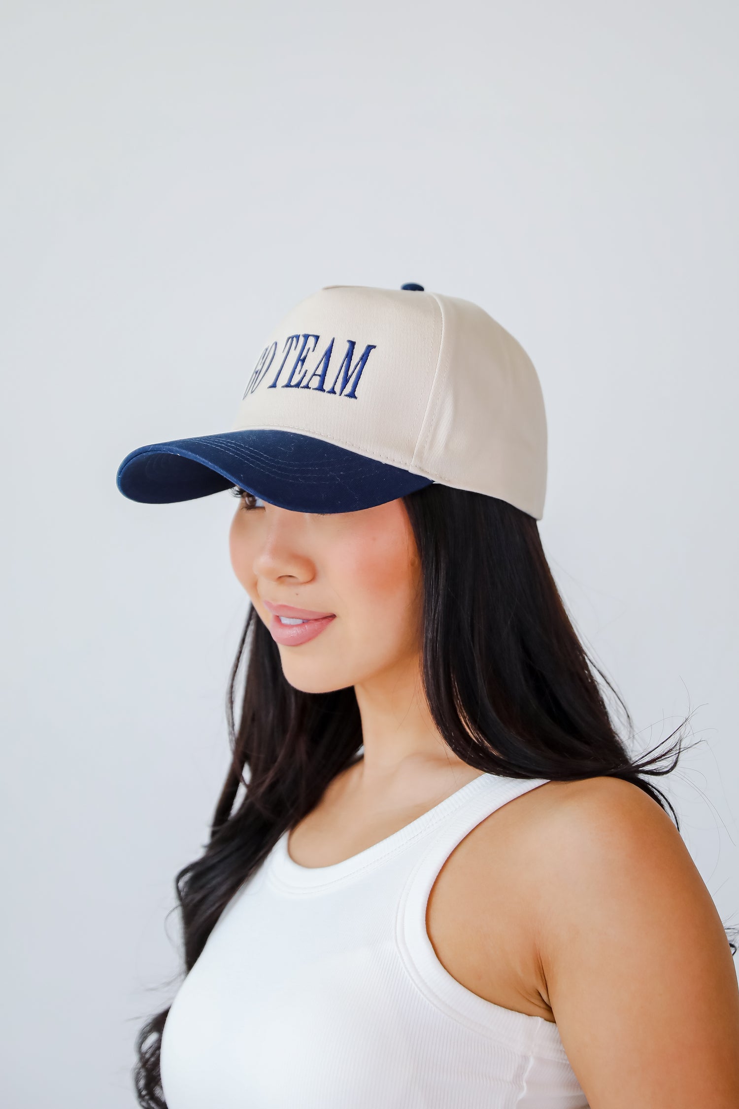 Navy Go Team Color Block Embroidered Hat