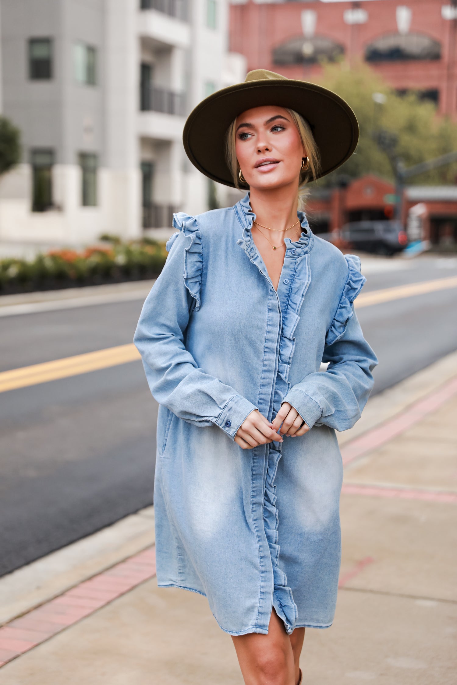 Denim Mini Dress
