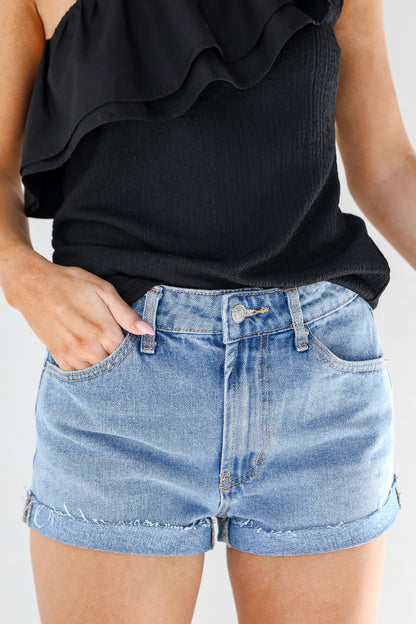 Denim Shorts front view