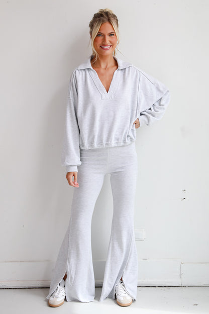 Cuddly Delight Flared Sweatpants