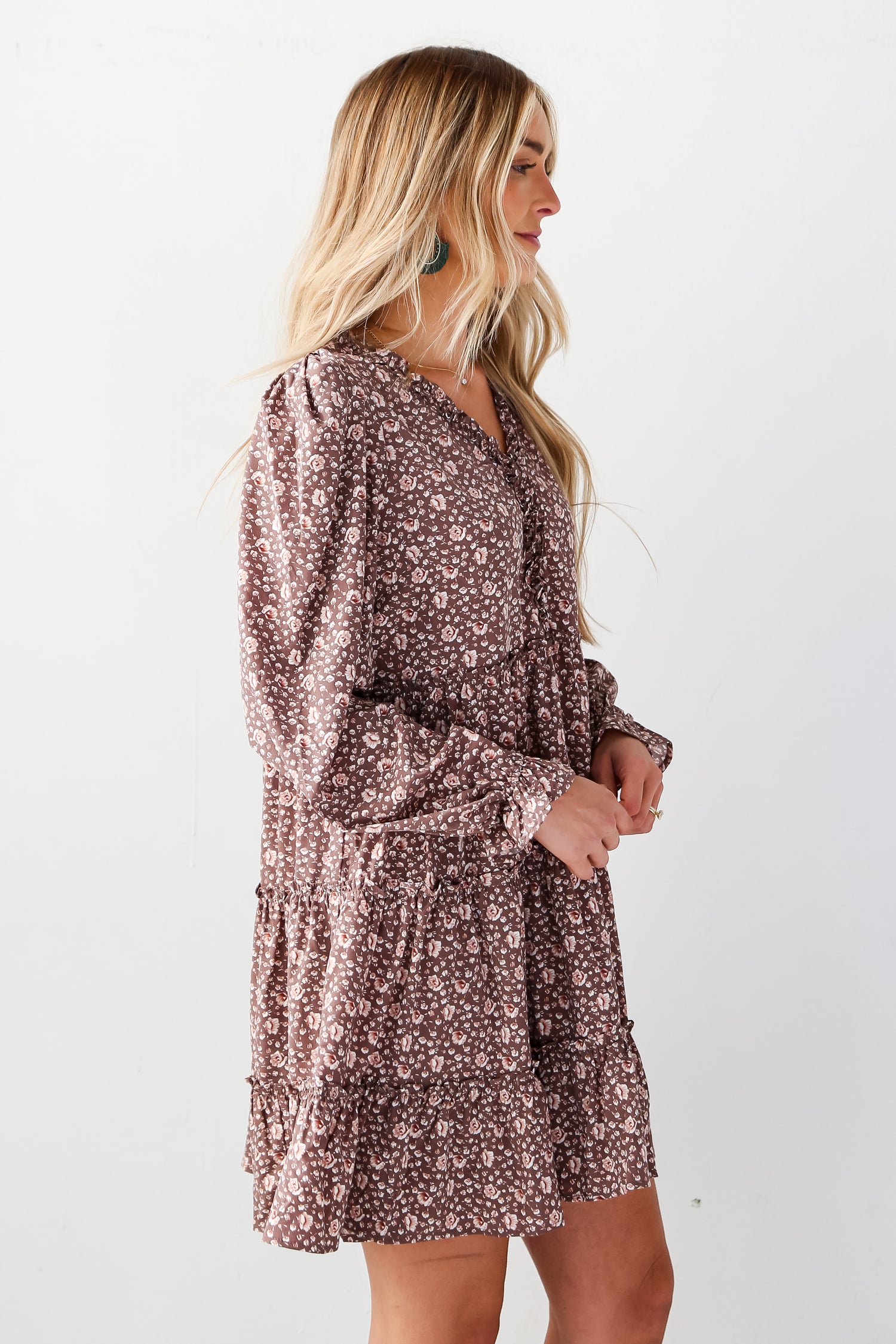 flower mini dress
