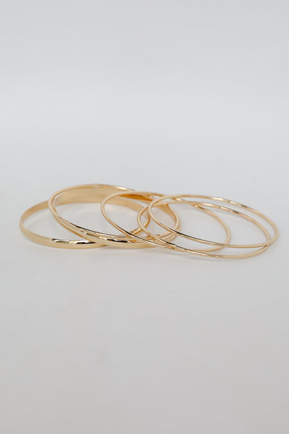 Missy Gold Bangle Set
